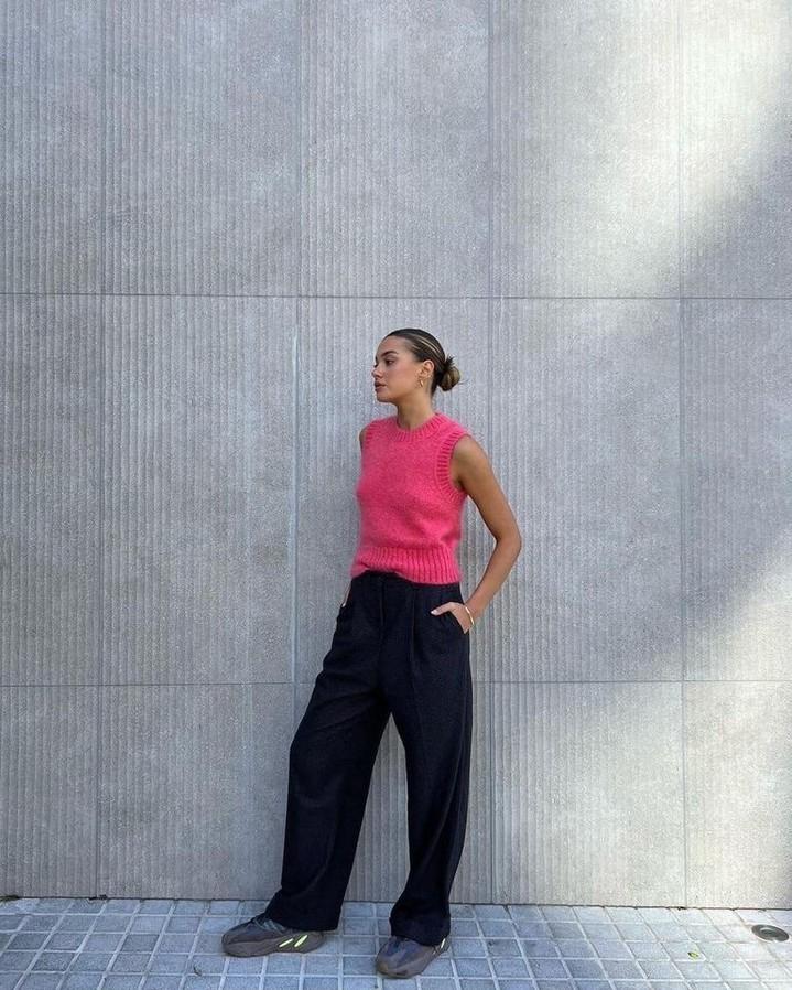 니트 베스트로 봄코디👷🏻♀️🧶 이미지2