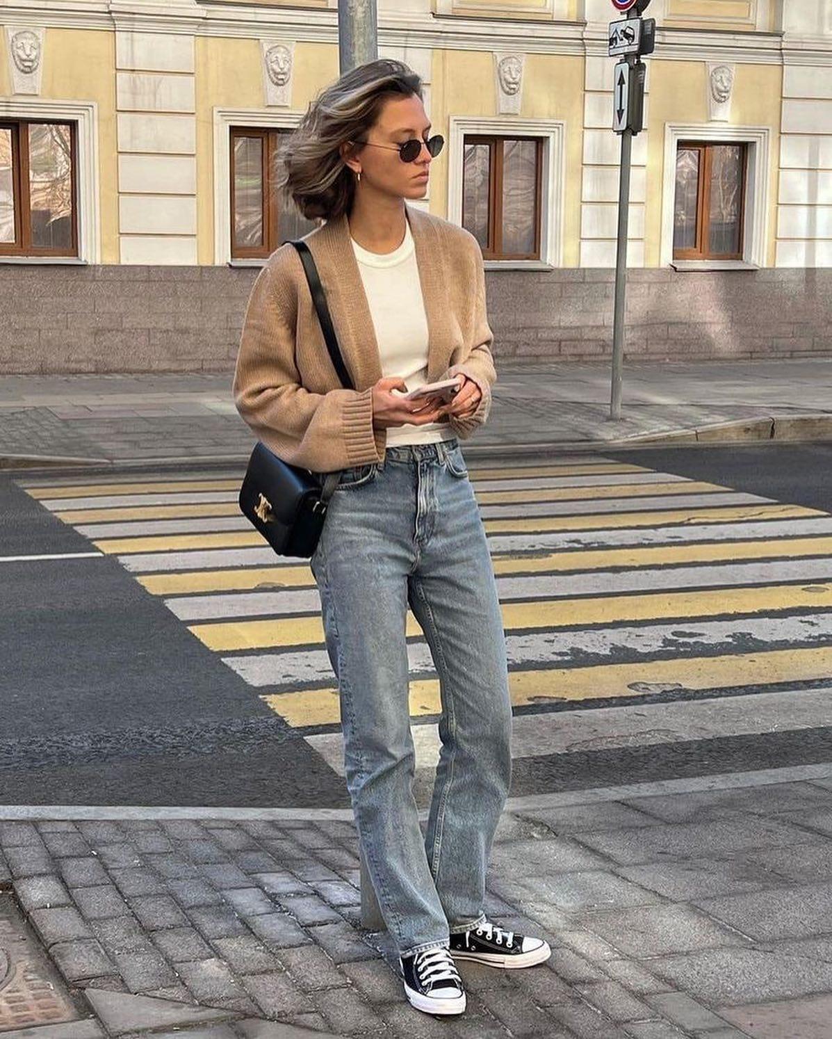 가디건으로 미니멀룩 완성➿🖤 이미지2