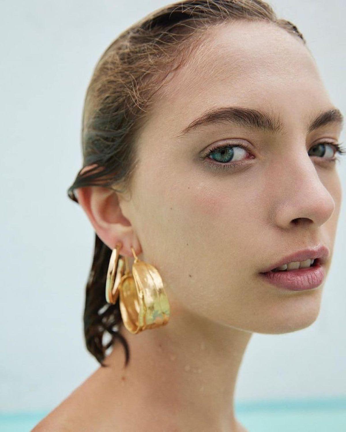 자라 귀걸이 크기는 꼭 착샷 확인🤧 이미지1