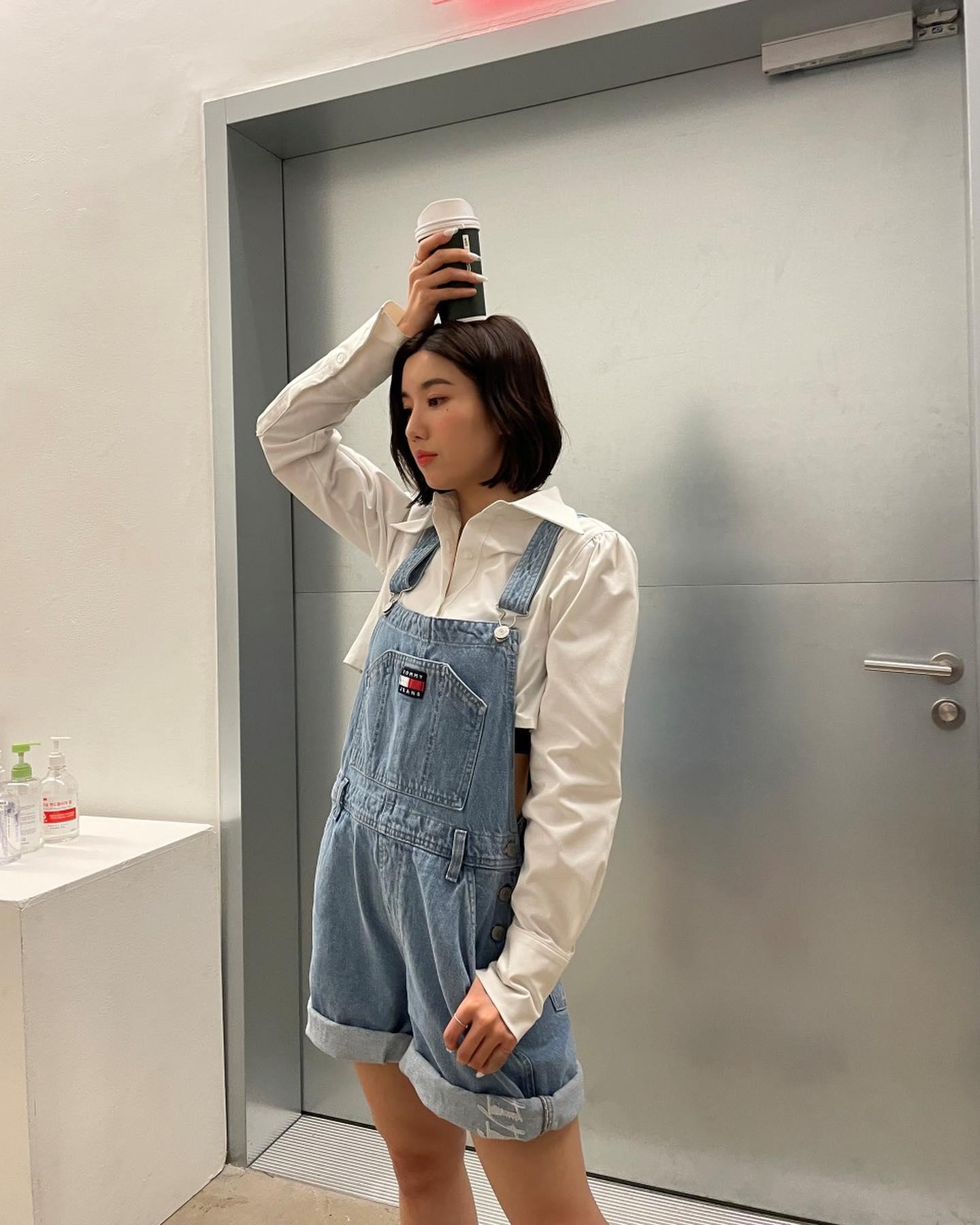 요즘 핫한👖🇺🇸타미 데님 오버롤 이미지"