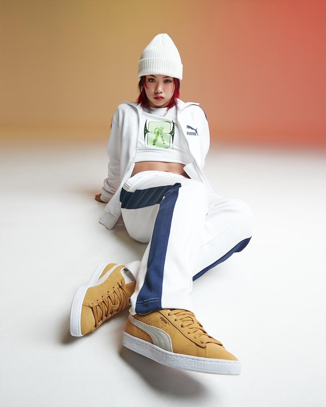 푸마 앰배서더룩🐅🖤@힙하다⁣⠀
세 무드로 풀어내는 스웨이드, 티쎄븐 스타일링👟✔️ #광고 이미지6