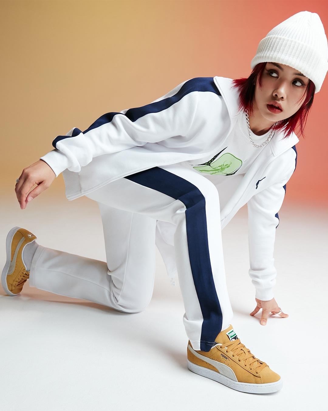 푸마 앰배서더룩🐅🖤@힙하다⁣⠀
세 무드로 풀어내는 스웨이드, 티쎄븐 스타일링👟✔️ #광고 이미지8