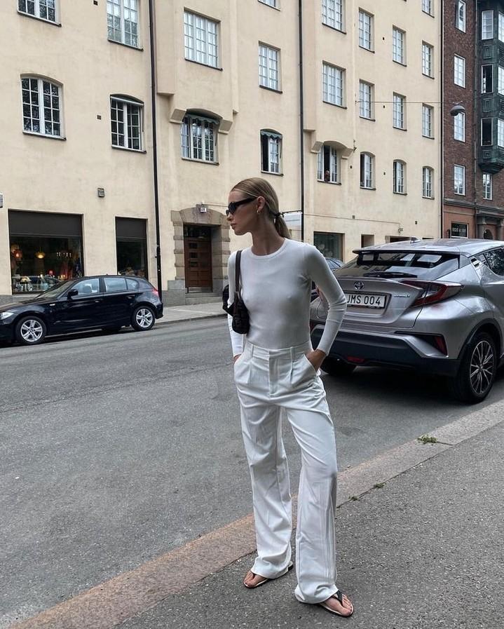 깔끔한 매력 @화이트팬츠🕊🤍 이미지3