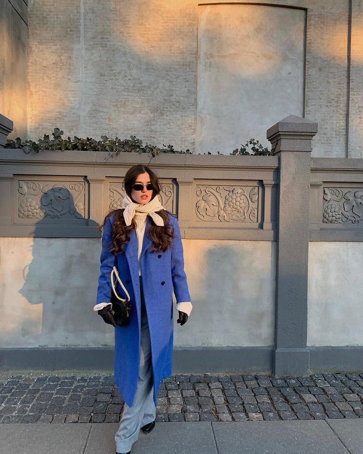 스카프로 포인트 더하기🧣💜 이미지2