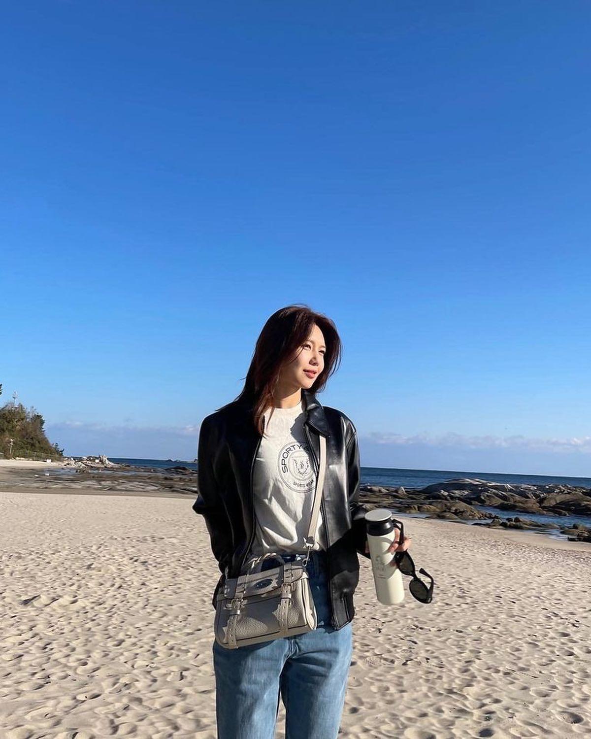 봄 옷장 채울😎❤️‍🔥가죽자켓 코디 이미지7