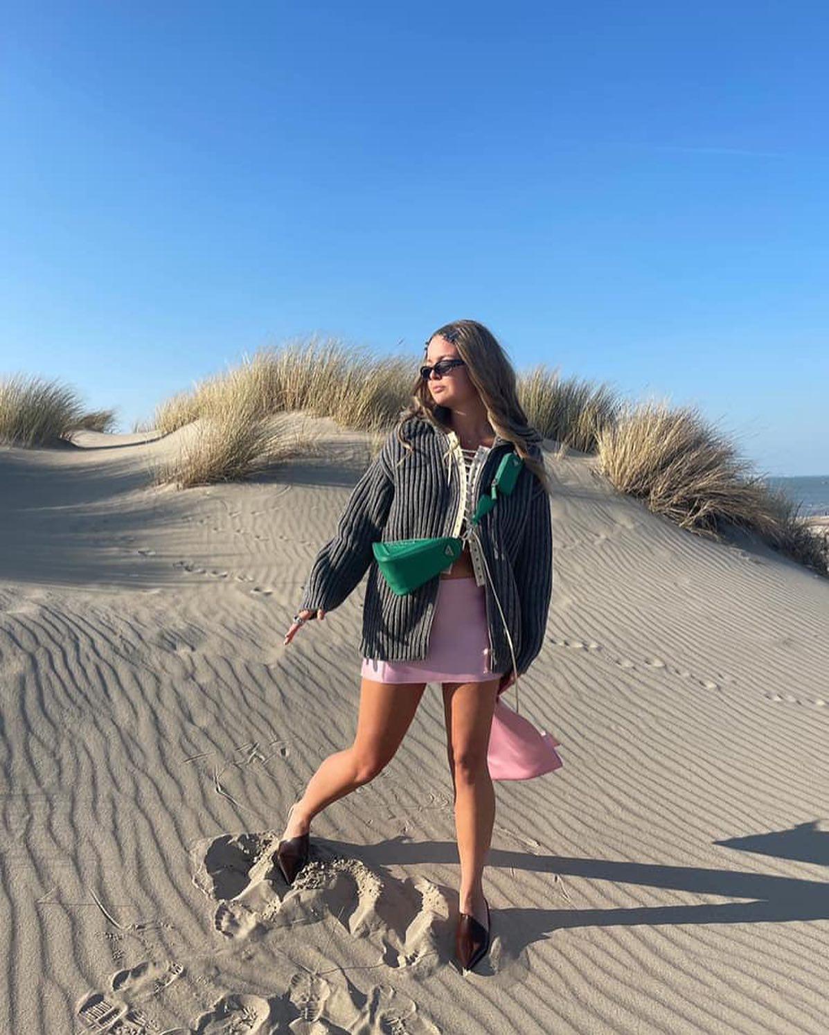 프라다 뉴 백🖤💚트라이앵글 이미지3