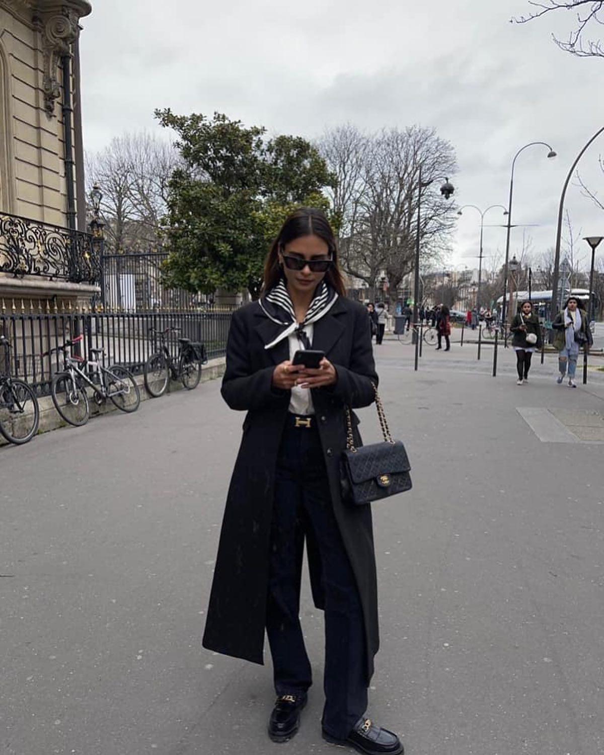 간절기에 가볍게 스카프 얹기⛅️🖤 이미지7