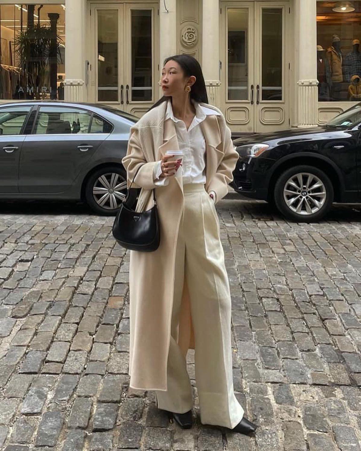 흰 슬랙스 코디법🤍✌🏻 이미지3