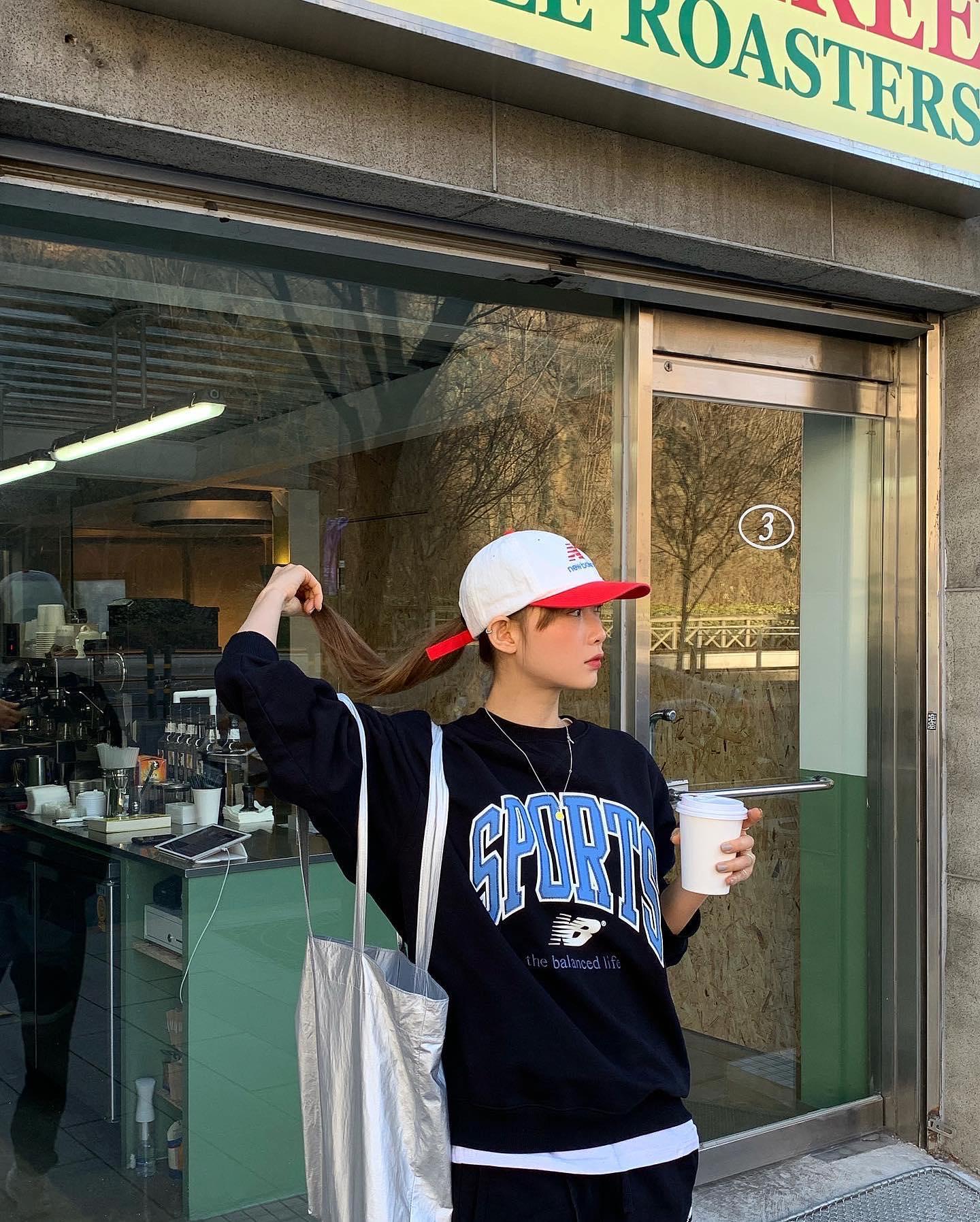 봄 꾸안꾸 완성해🧢🤍@레트로캡 이미지6