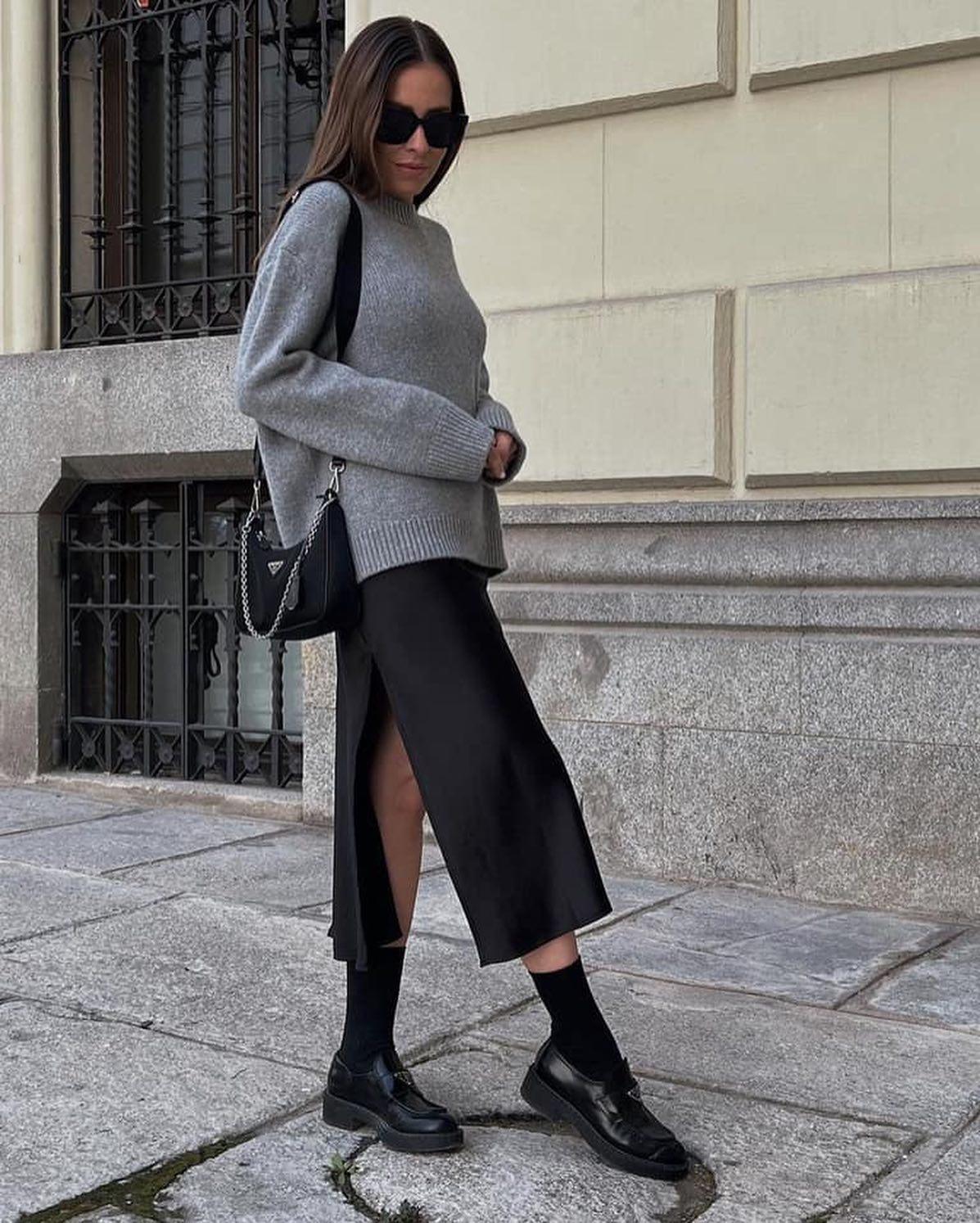 롱스커트로 차분하게👗🖤 이미지7