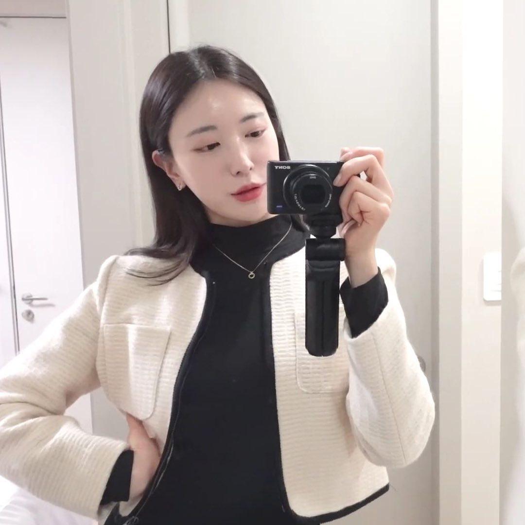 넘예쁜 유혜주 언니💚🤍데이트룩 
봄 주얼리 포인트💎💍스톤헨지 XOXO @참고해 #광고 이미지4
