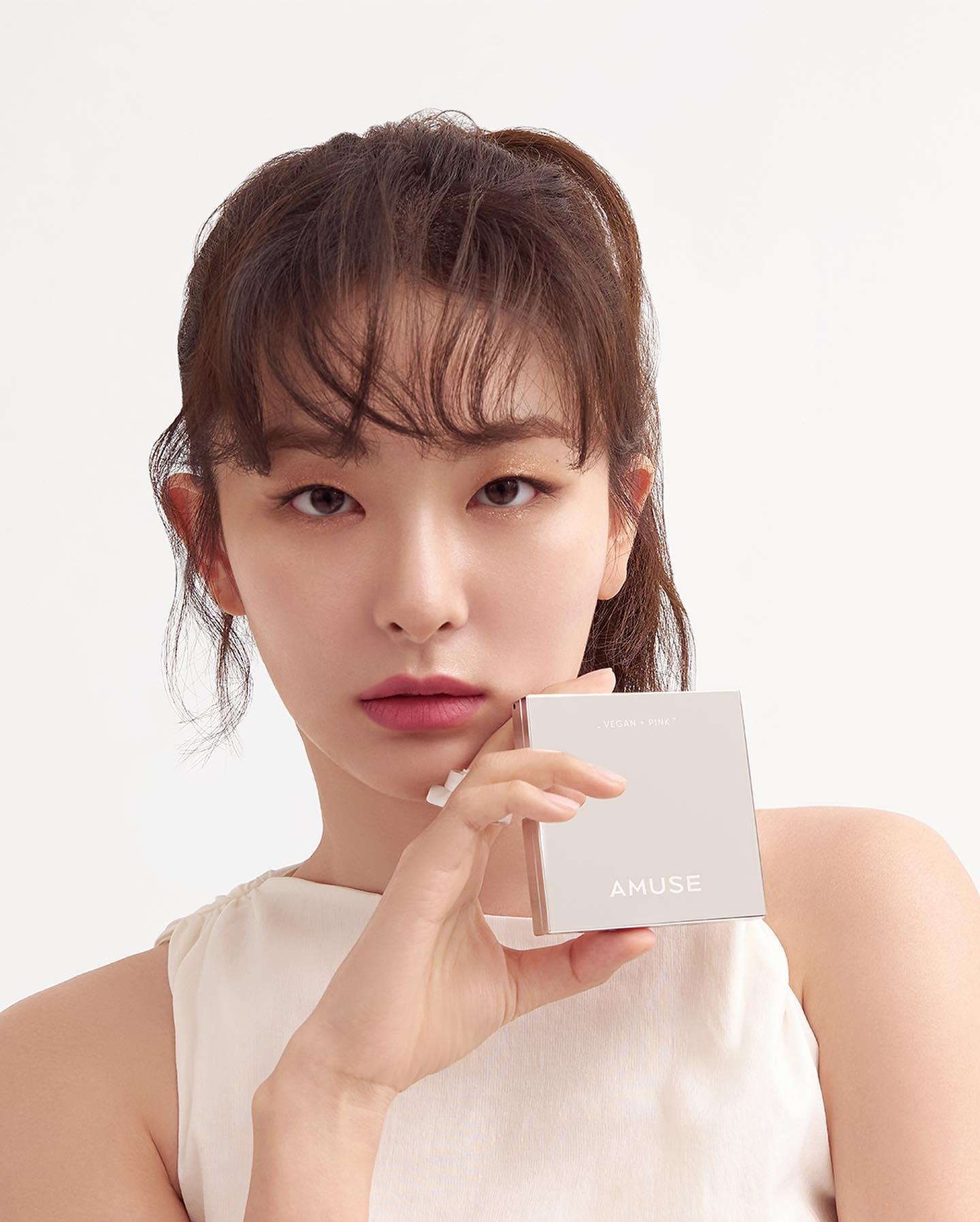 봄을 담은 어뮤즈 x 슬기🤍🌸
아이 비건 쉬어 팔레트로 투명광✨💎@도전해볼까?! #광고 이미지2