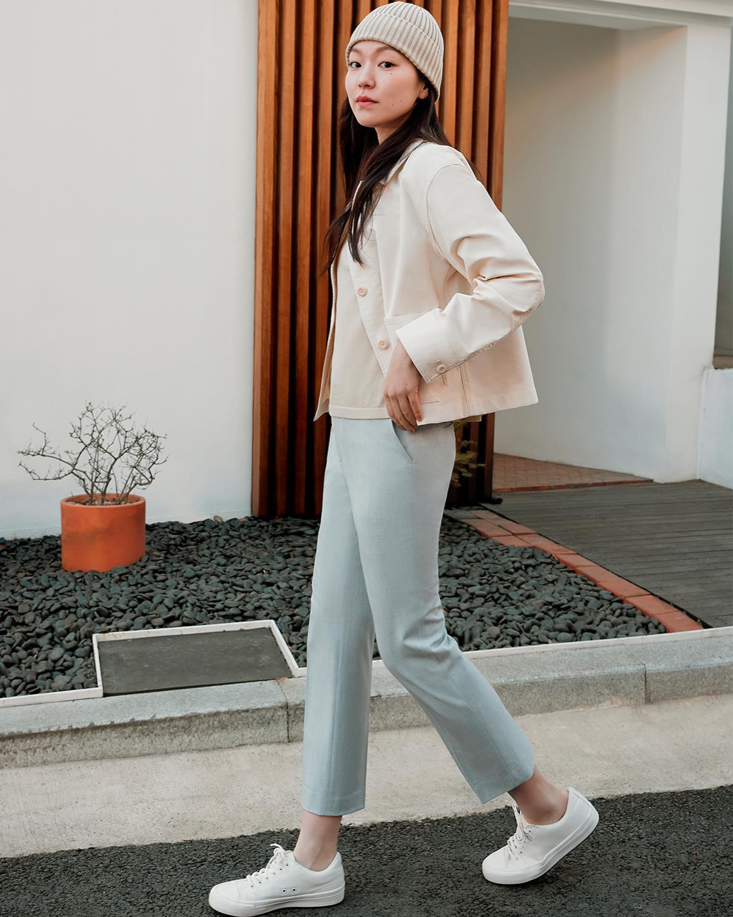 봄처럼 가볍게 새롭게💙🤍@준비
유니클로 2022 봄 캠페인🧥👖데일리룩 참고하장 #광고 이미지3