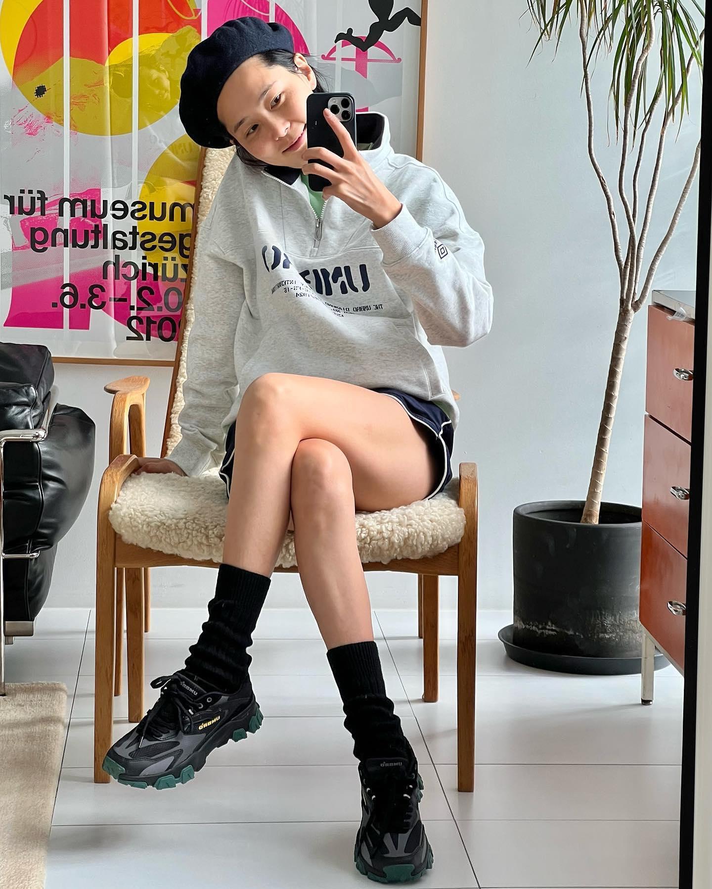 스포티 봄코디🖤💚나영언니 참고 이미지"