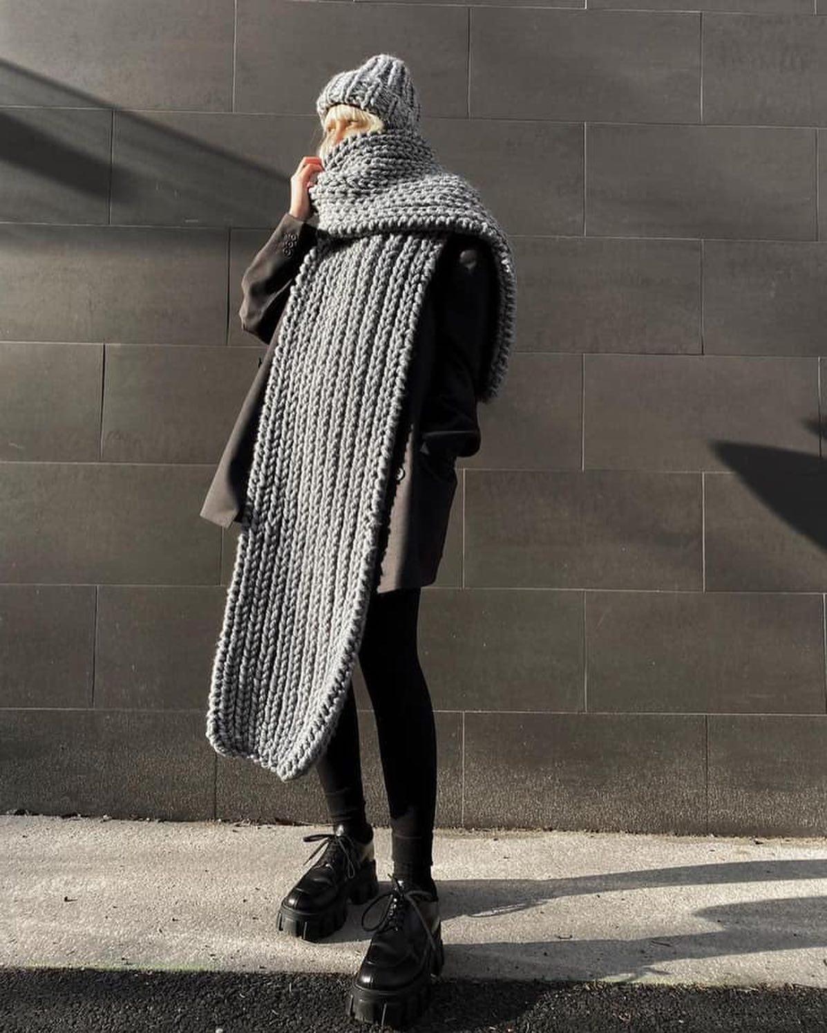 목도리는 크게 크게🧣💗 이미지6