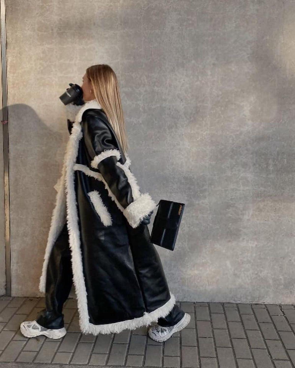 은근 귀여운👀 퍼코트🦓 이미지3