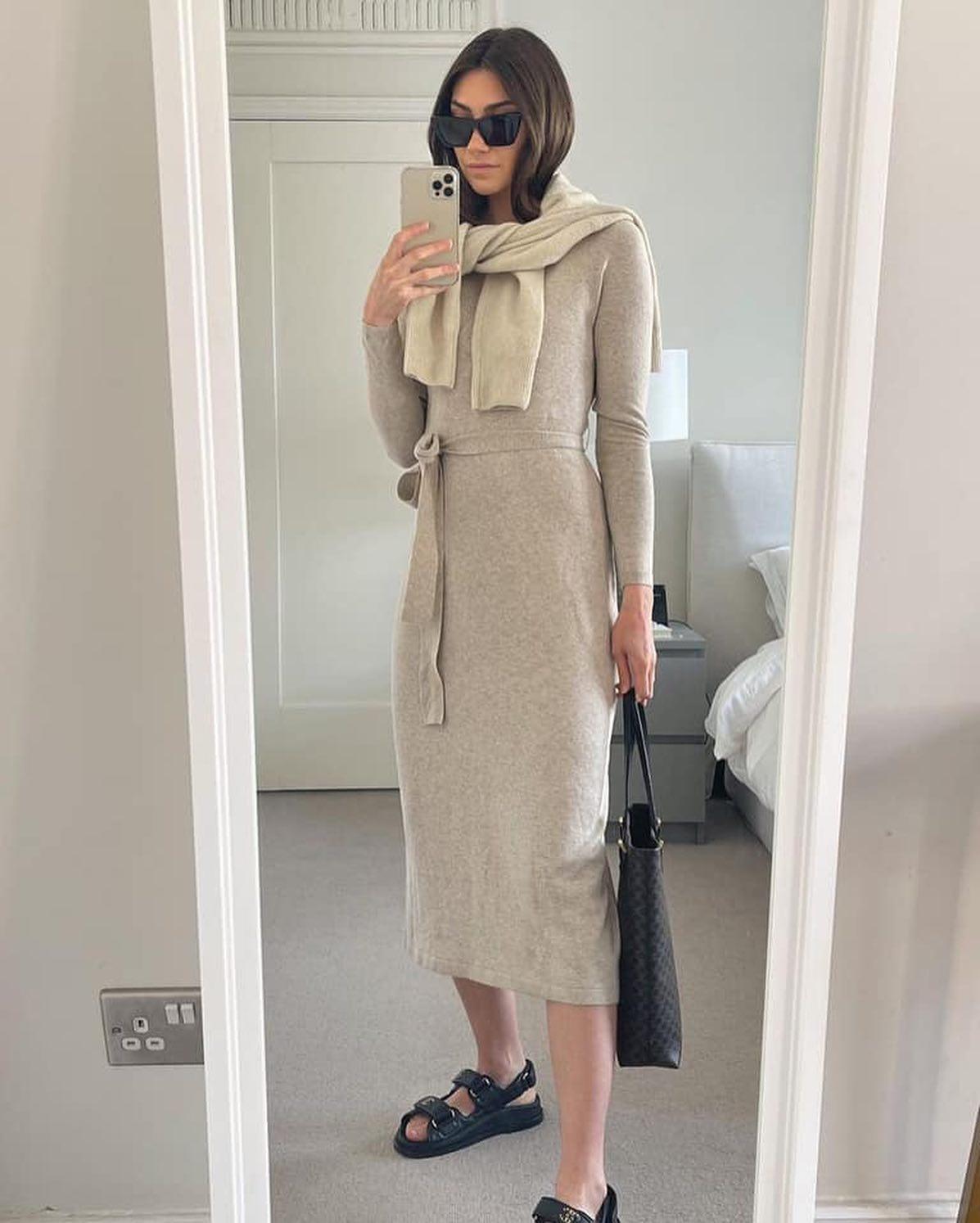 니트원피스로 여리여리🧶🤎 이미지3