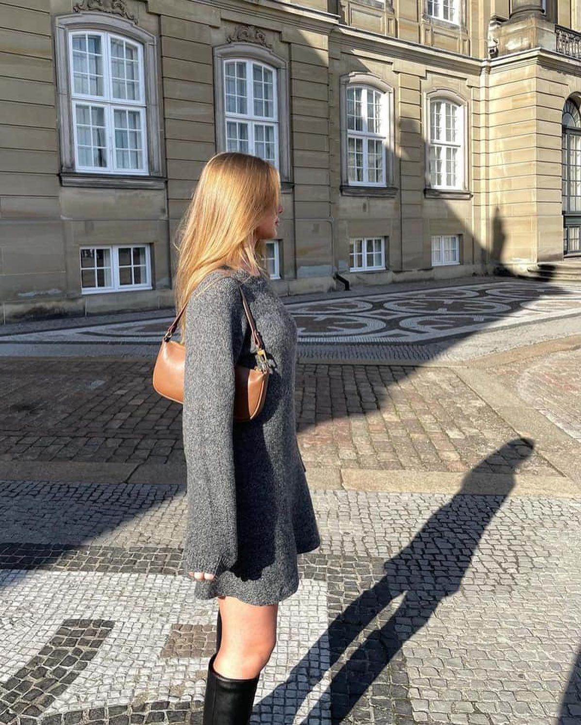 니트원피스로 여리여리🧶🤎 이미지4