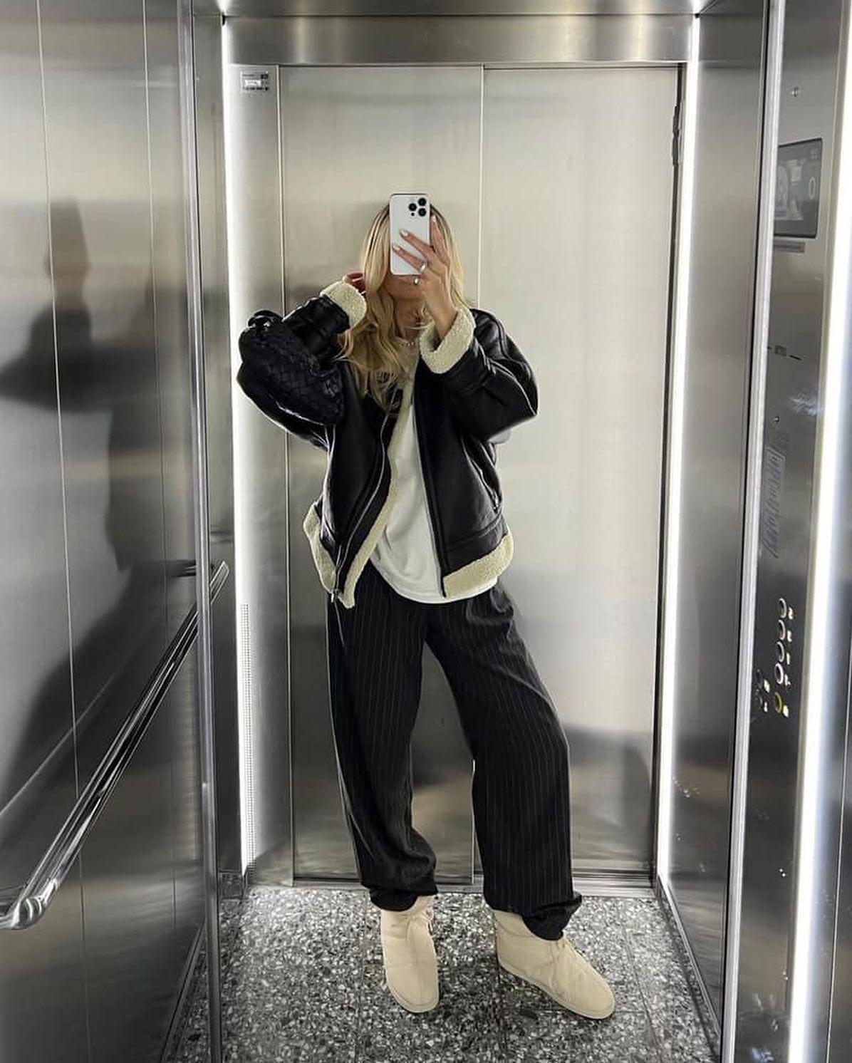 무스탕이 끌리네💚🖤 이미지4