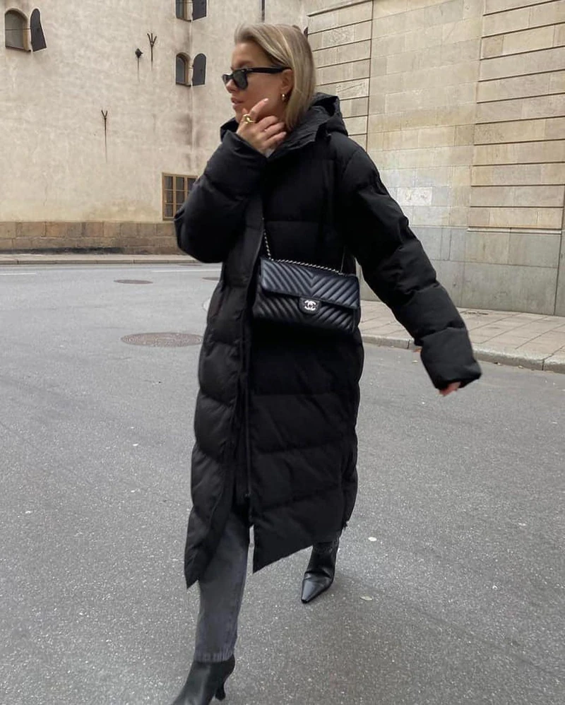 롱패딩으로 멋부리기🔓🧤 이미지2