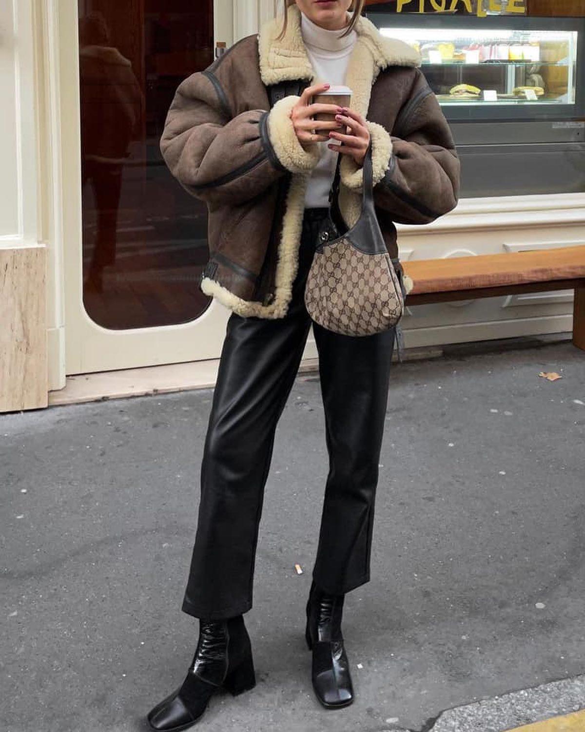 레더팬츠 코디@요렇게🖤 이미지3