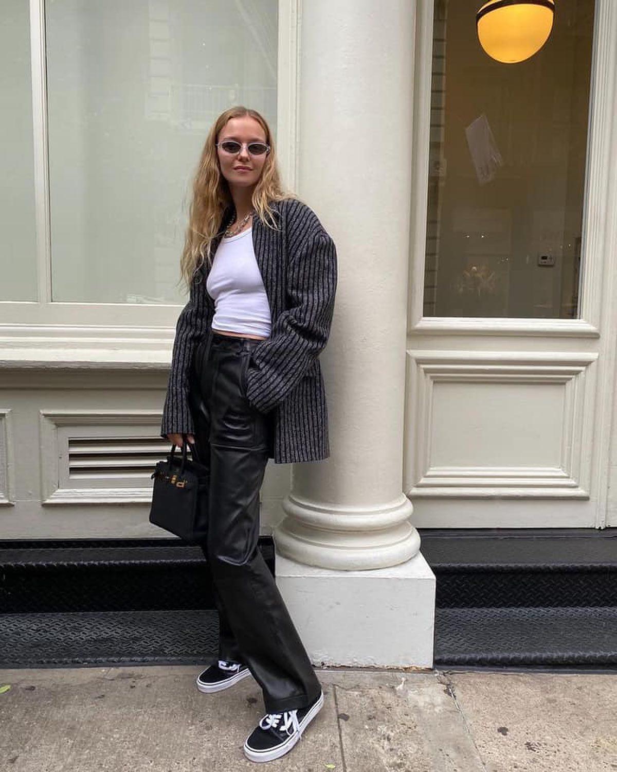 레더팬츠 코디@요렇게🖤 이미지5