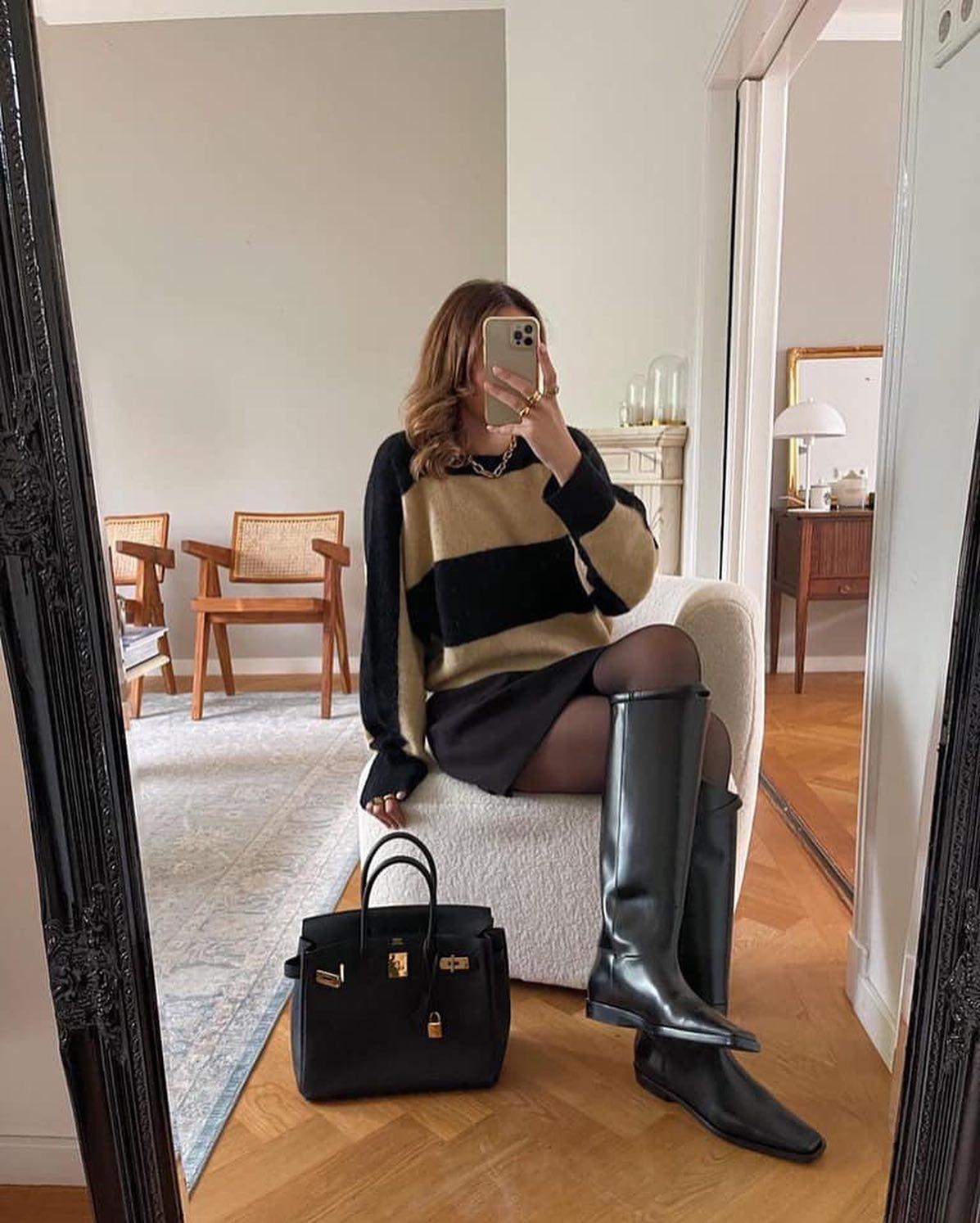 요즘 롱부츠가 최고야🖤👢 이미지