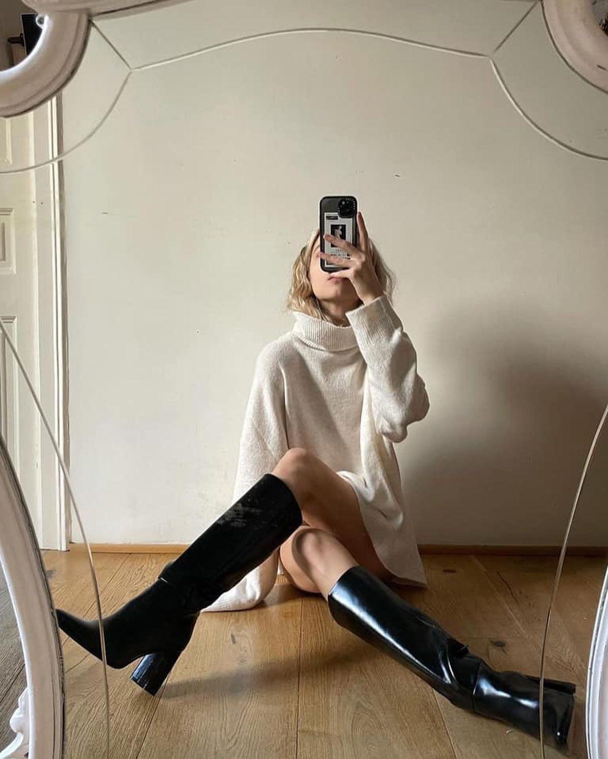 요즘 롱부츠가 최고야🖤👢 이미지2