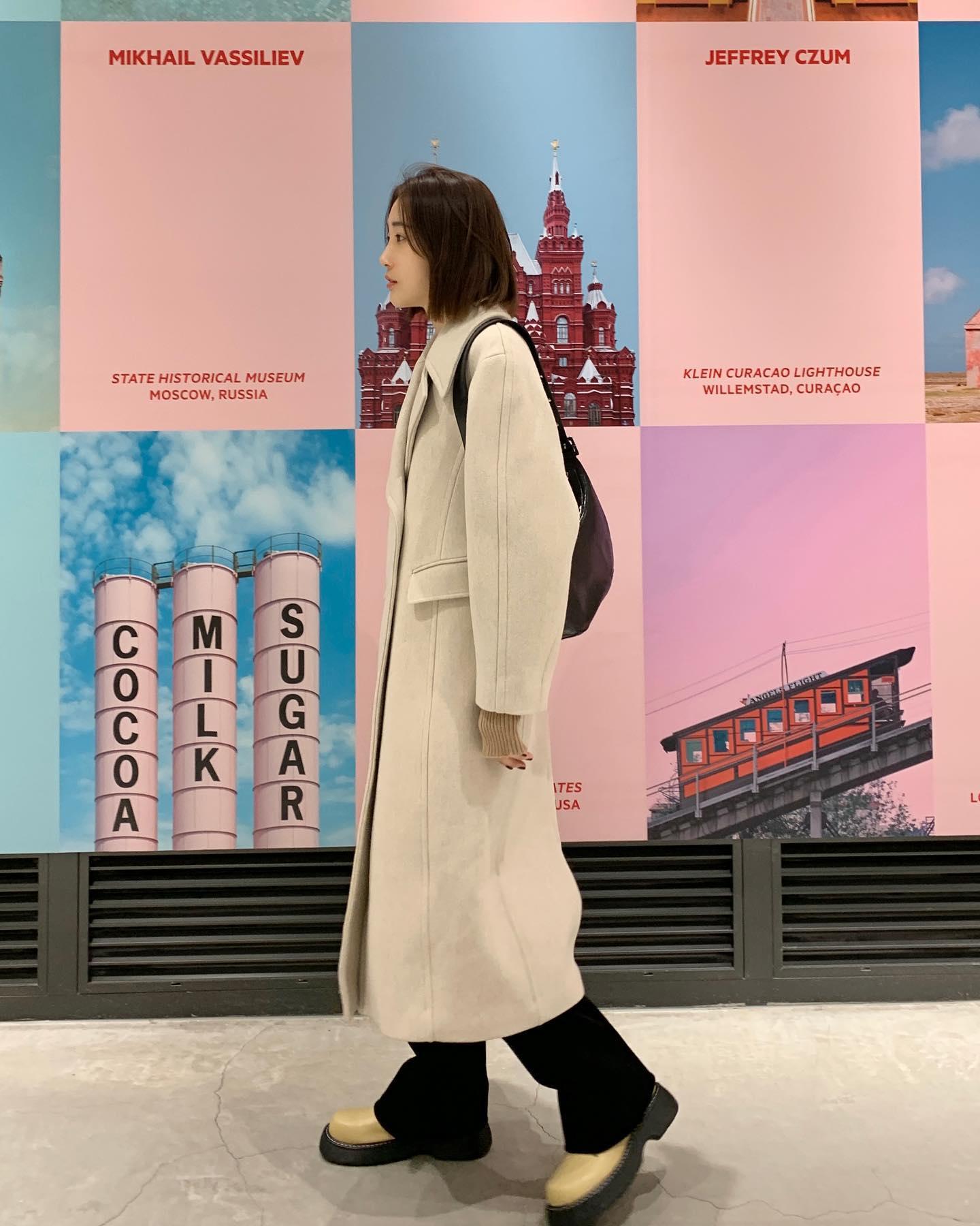 얼죽코 @모여🧥🤍아이보리 코트 이미지4