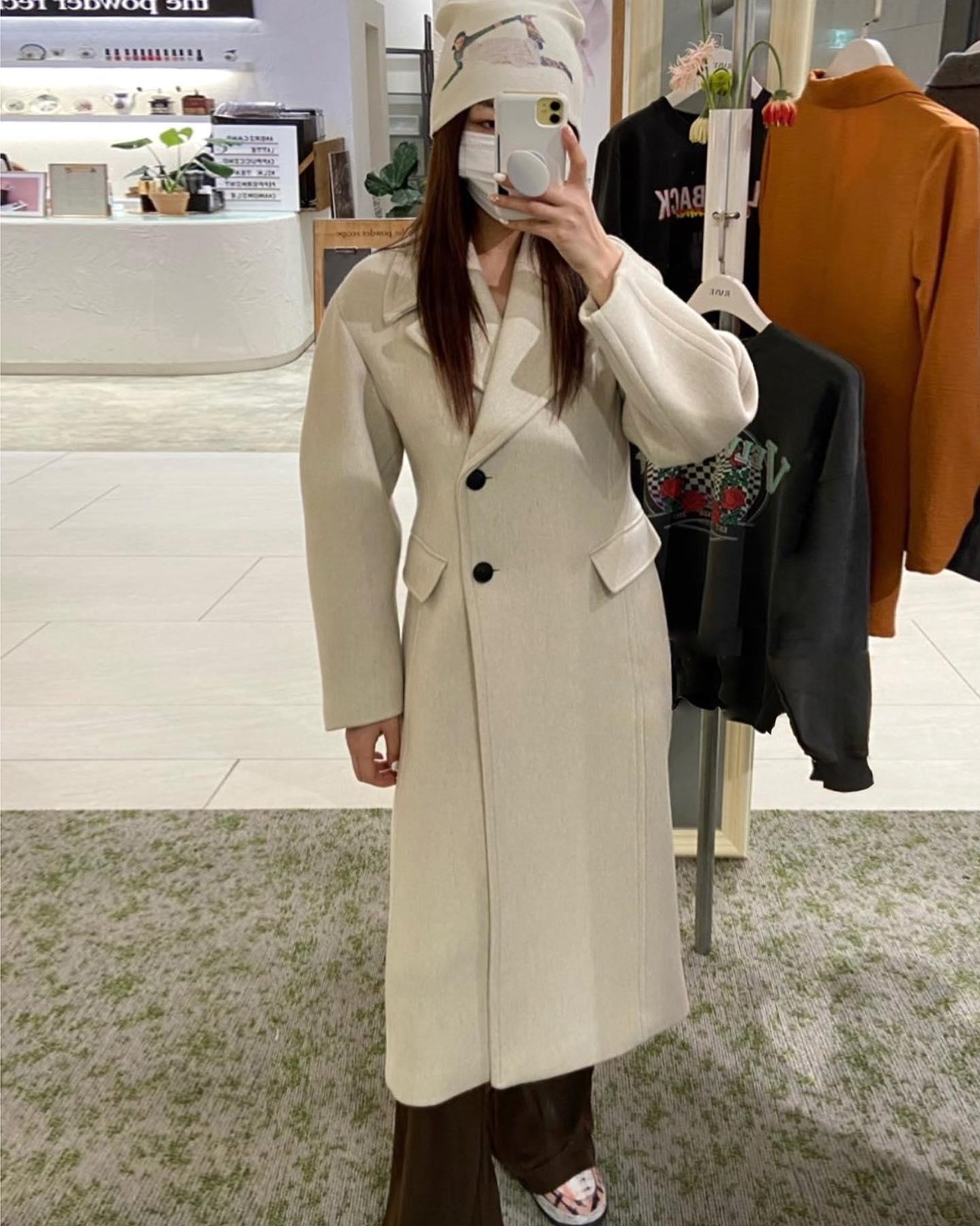 얼죽코 @모여🧥🤍아이보리 코트 이미지5