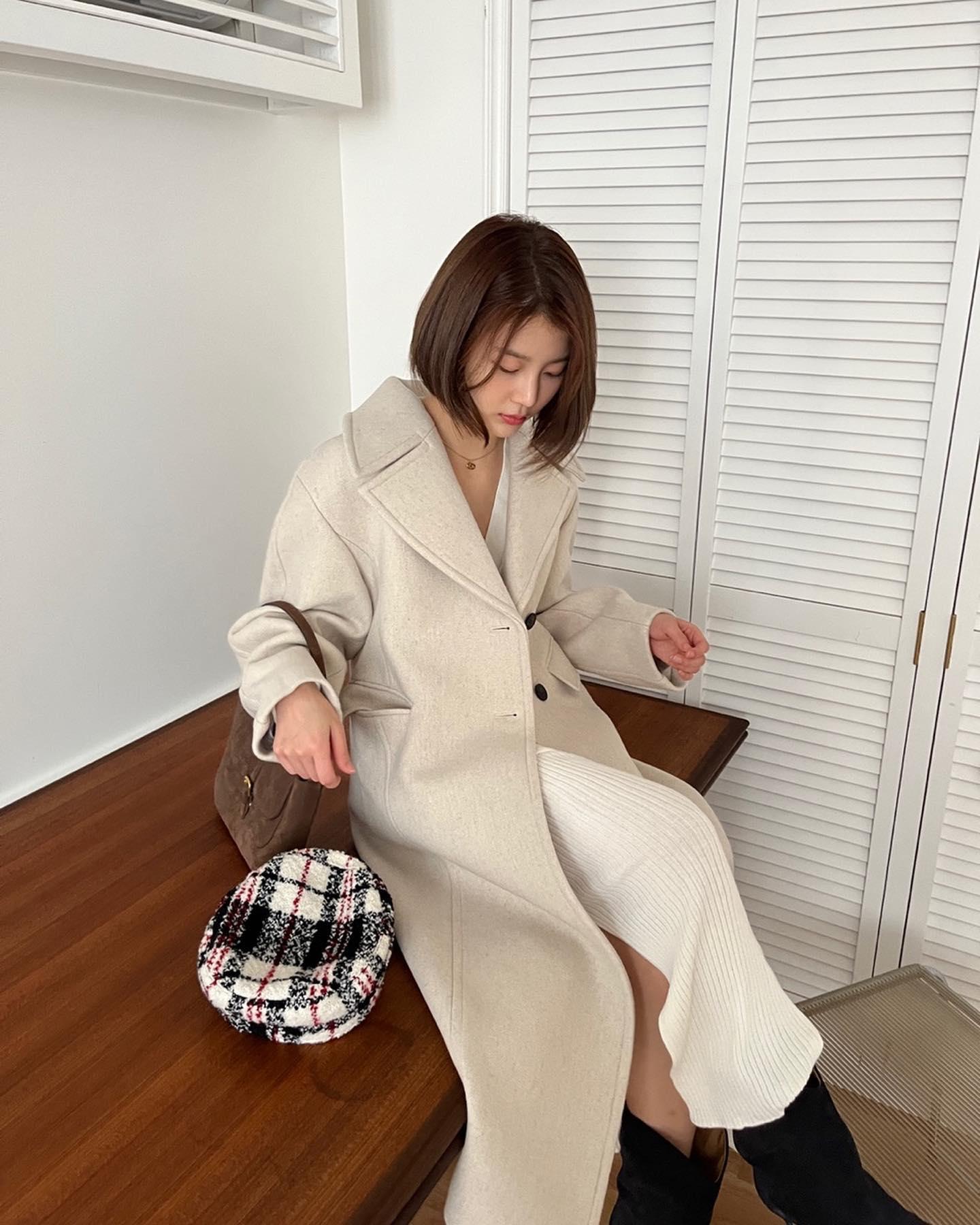 얼죽코 @모여🧥🤍아이보리 코트 이미지