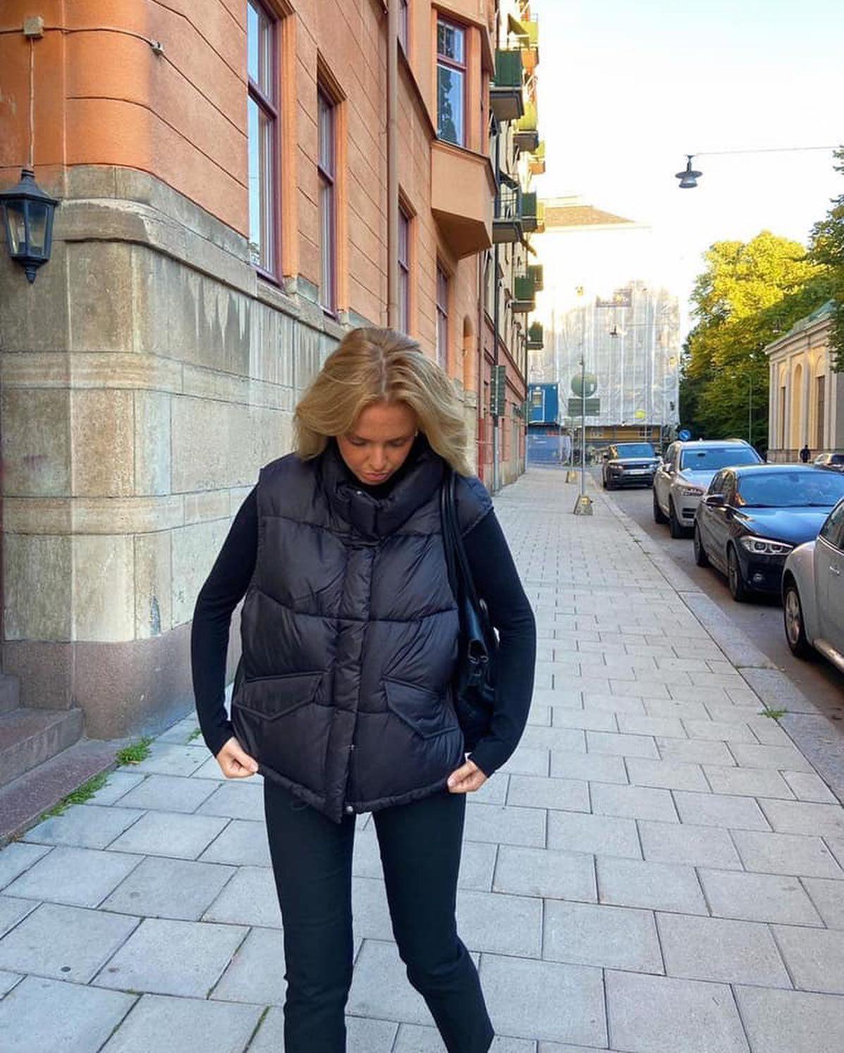 패딩조끼도 꺼내볼까🖤💚 이미지8