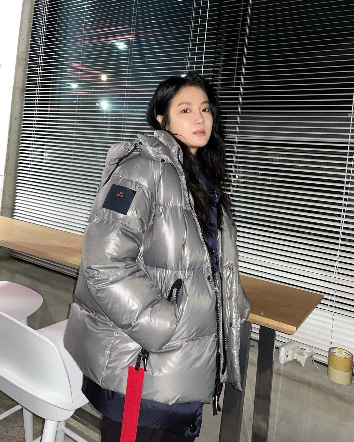 찰떡 포근한 패딩룩☁️🖤@참고해 이미지