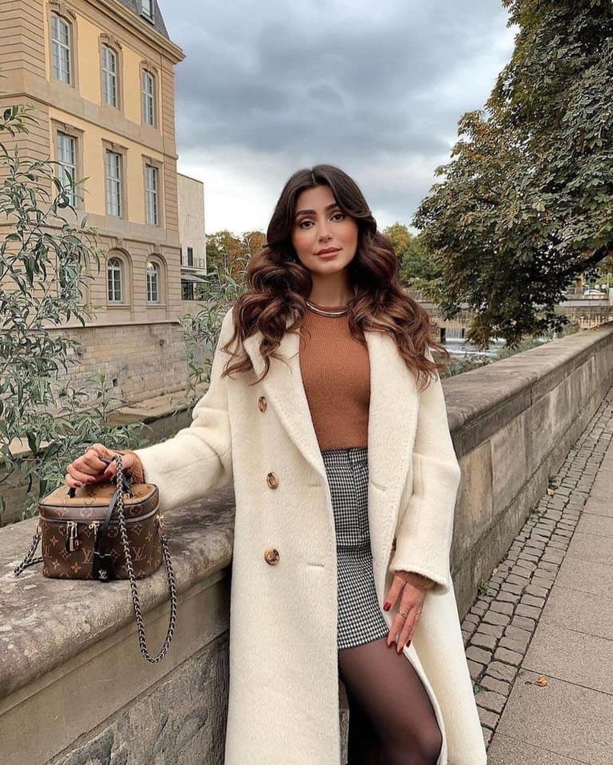 롱코트에 치마💕 데이트룩💘 이미지2