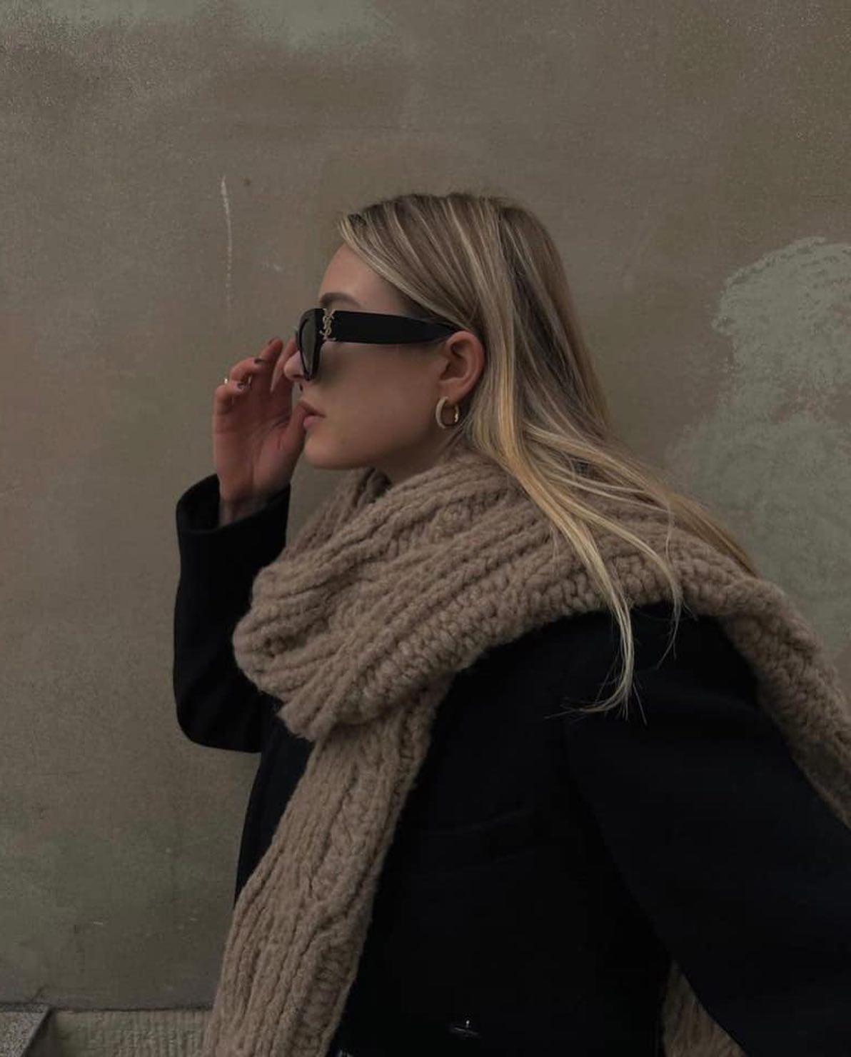 왕목도리 따뜻해🤍🧣 이미지6