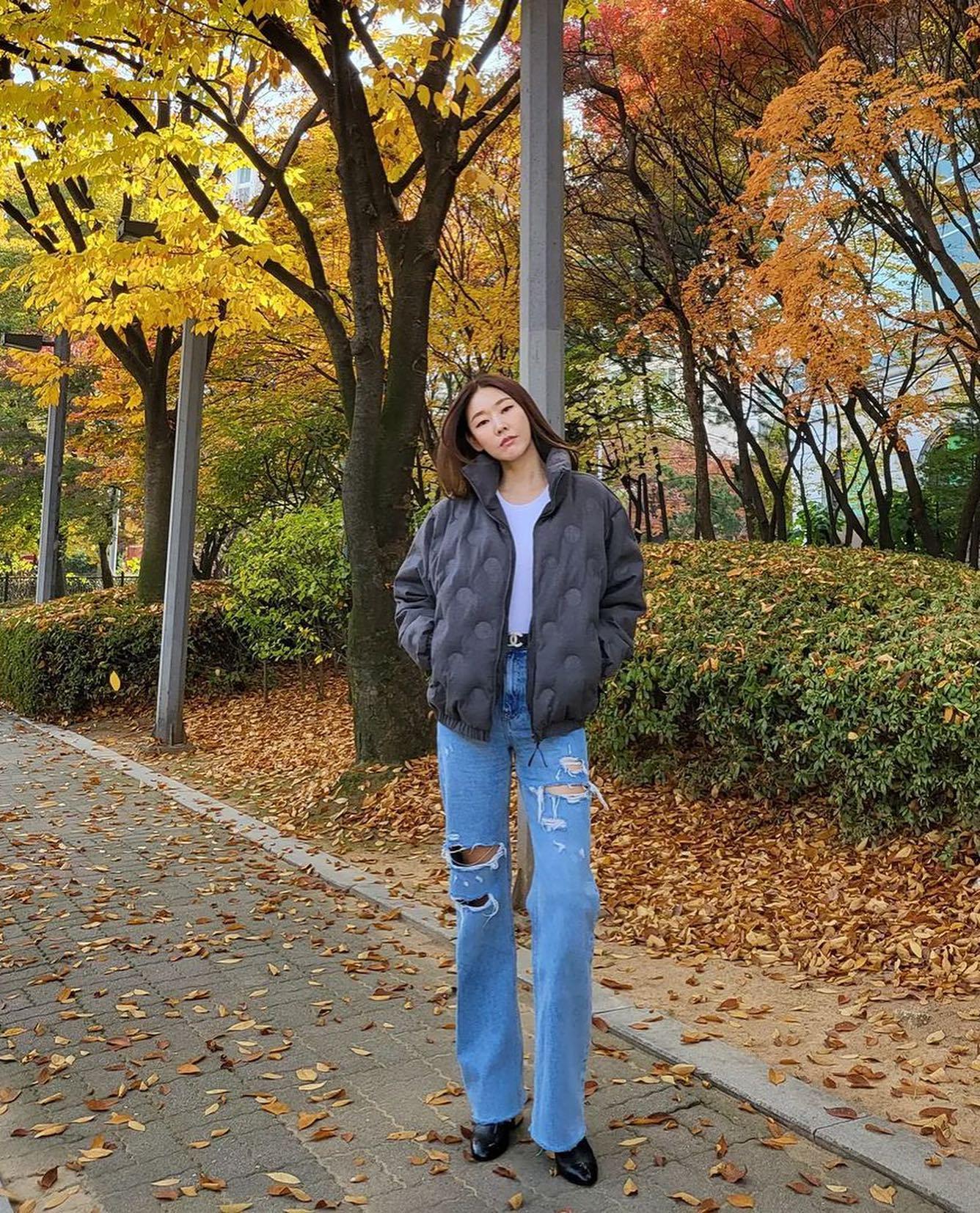 FC구척장신🖤💚꾸안꾸 @패딩룩 이미지4