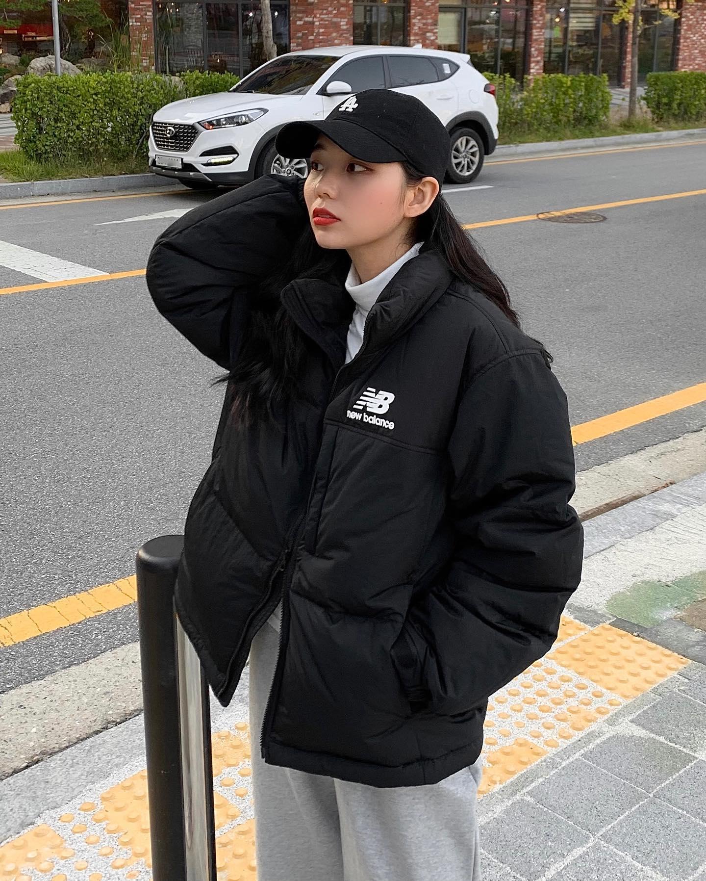 겨울 코디 찰떡템🤍🧡뉴발 숏패딩 이미지2
