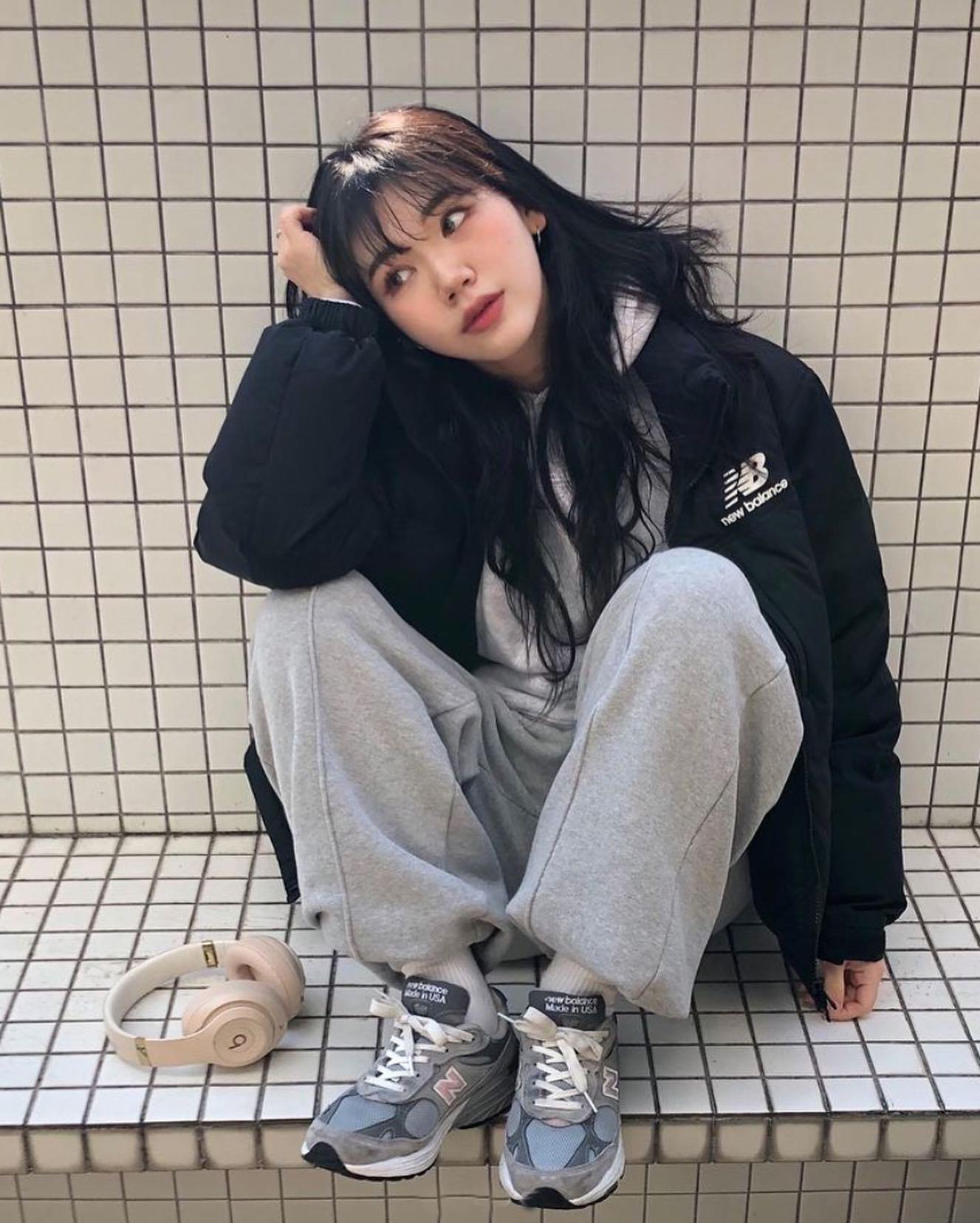 겨울 코디 찰떡템🤍🧡뉴발 숏패딩 이미지4
