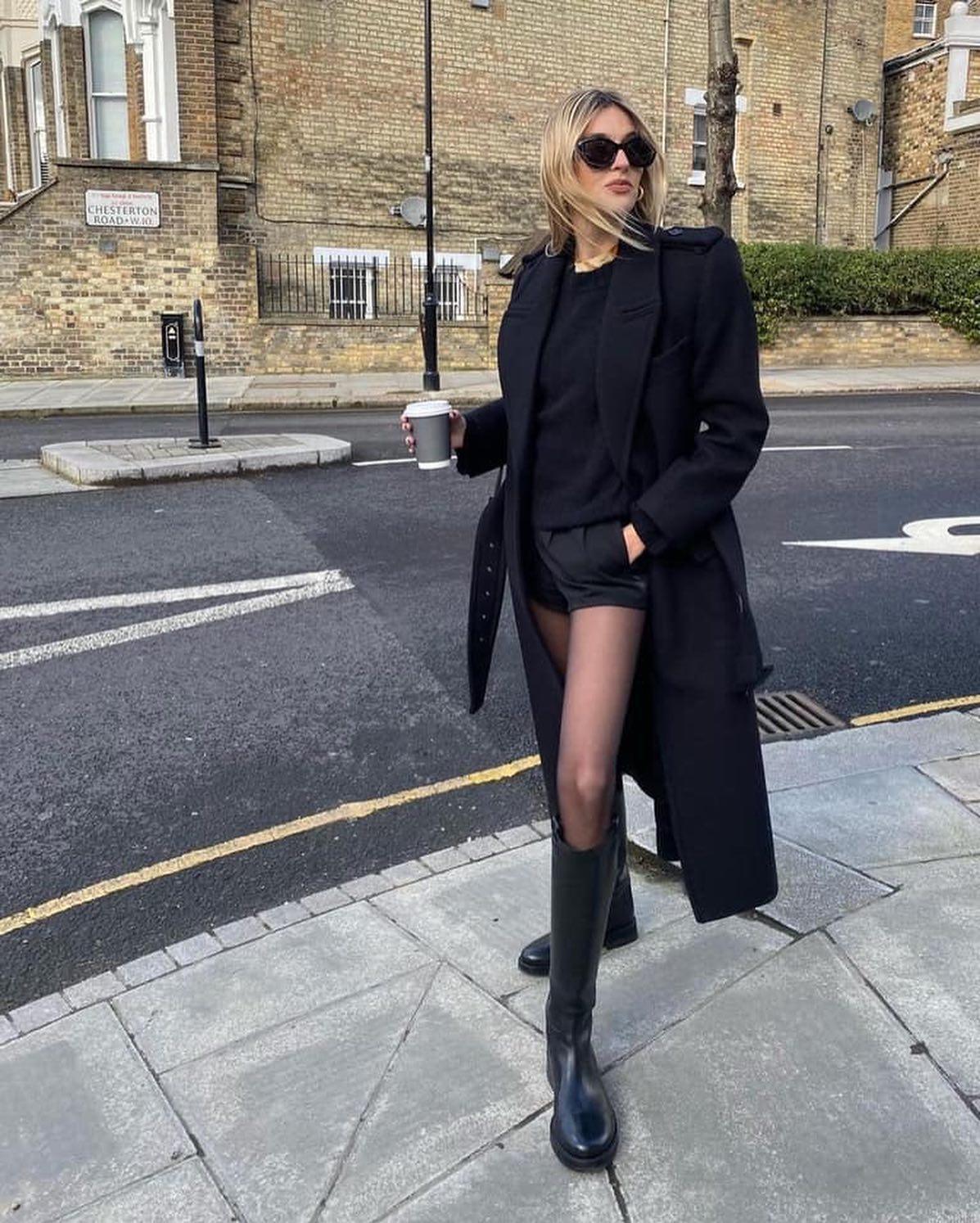 멋진 블랙 롱코트@요렇게🖤 이미지5