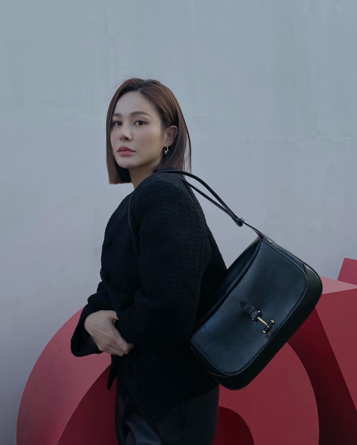 이런 바게트백 코디🖤💛하고싶어 이미지