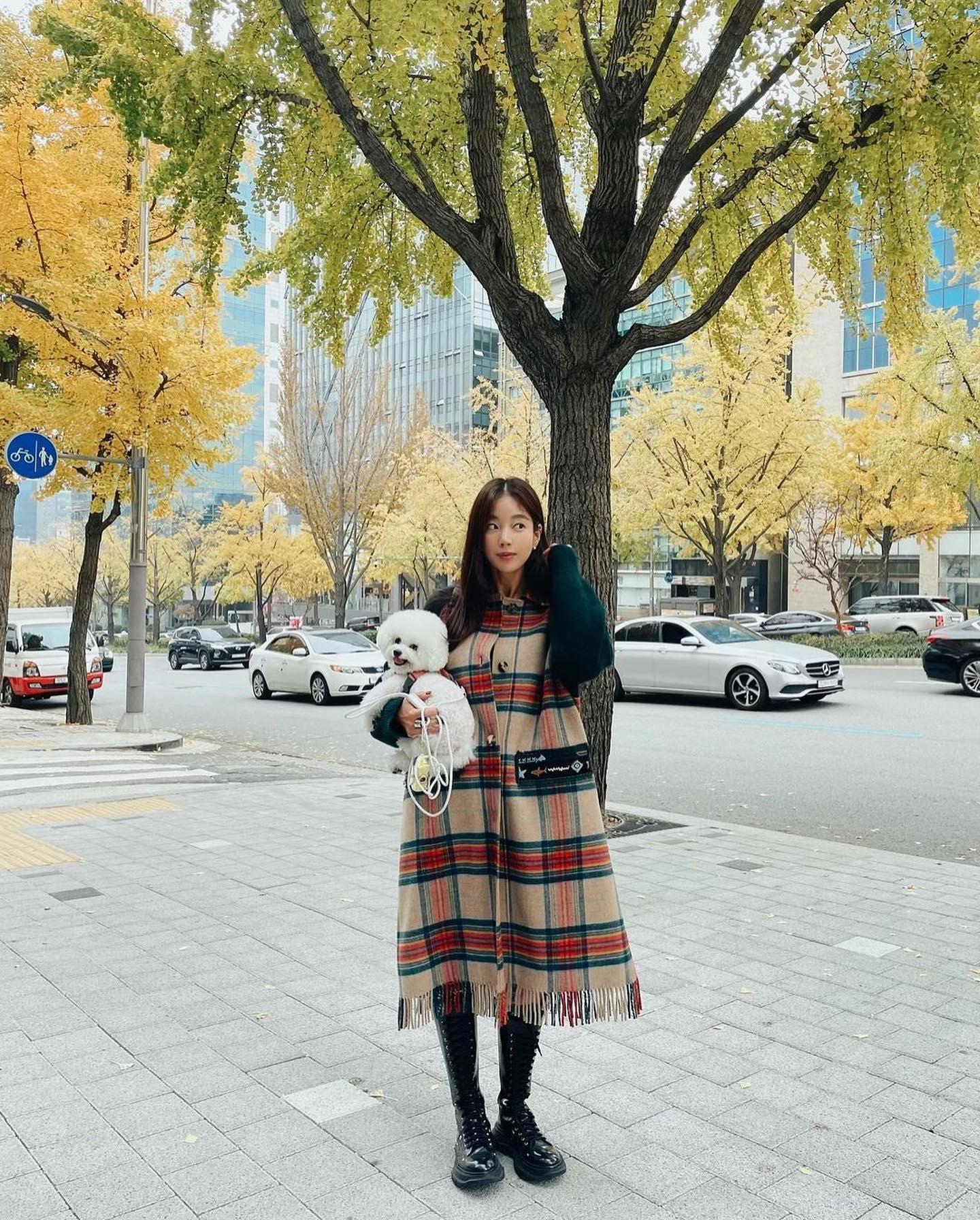 요즘 잇템💜💚베네통 체크 컬렉션 이미지3