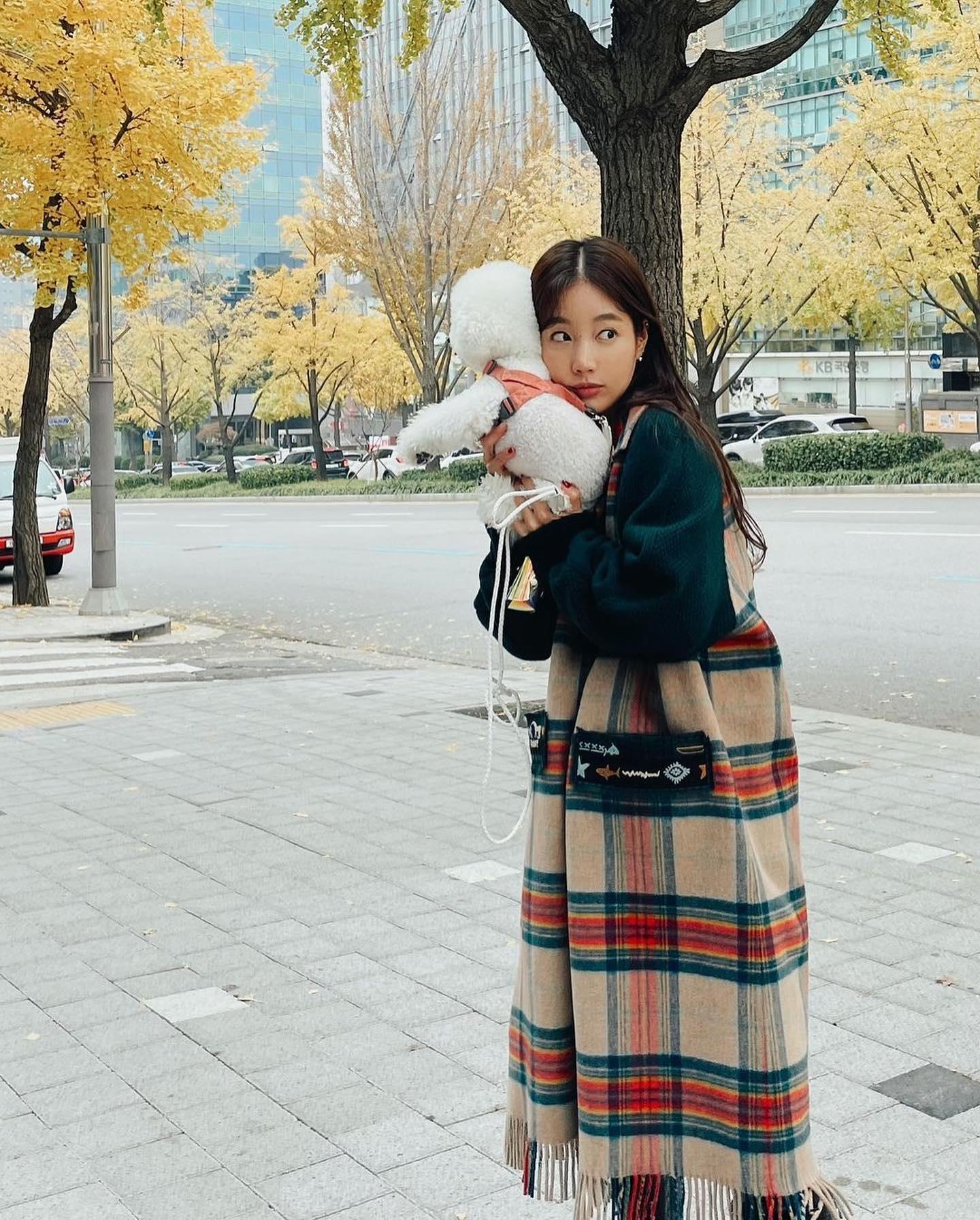 요즘 잇템💜💚베네통 체크 컬렉션 이미지6