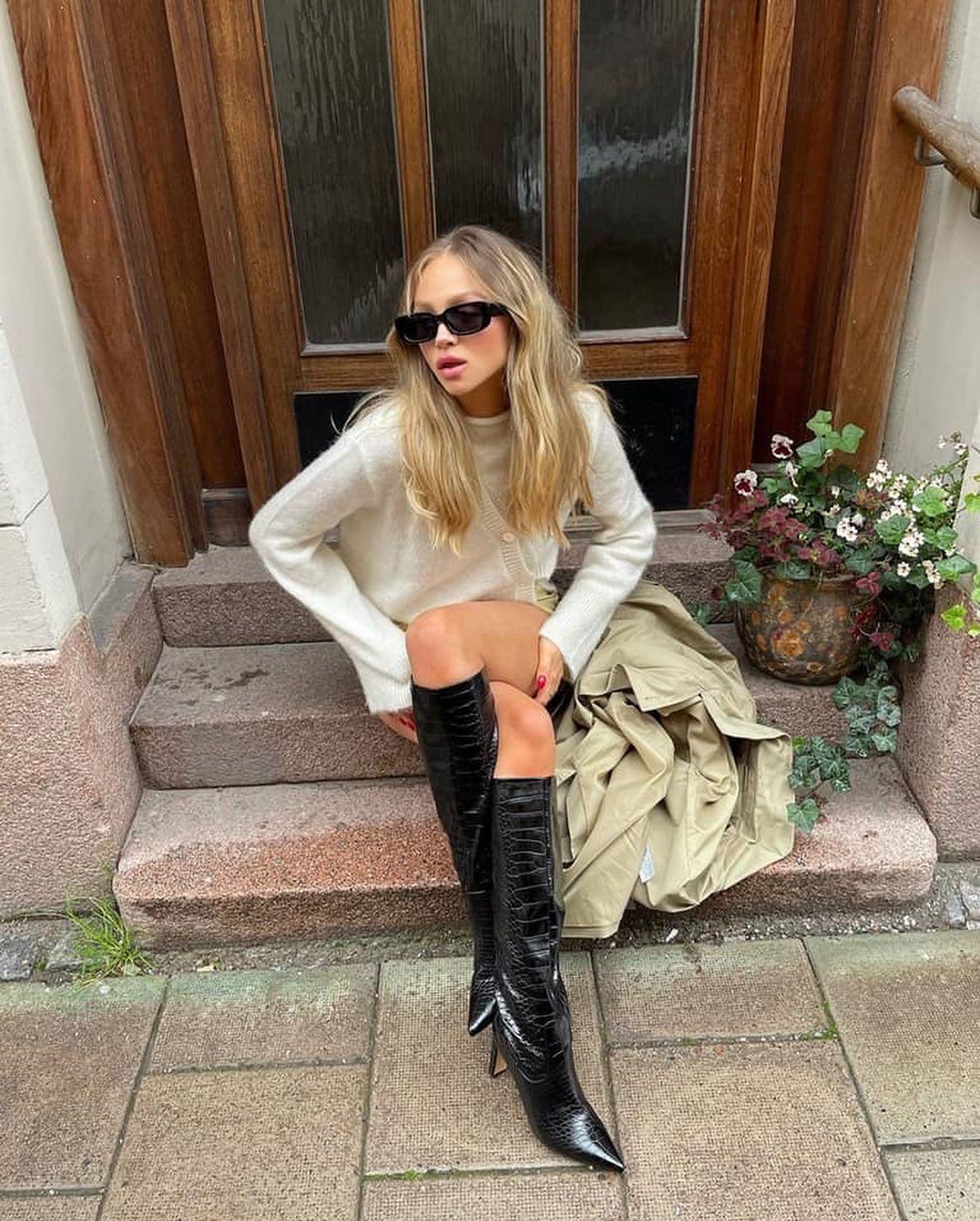 뽀송뽀송 화이트니트 입기☁️ 이미지7