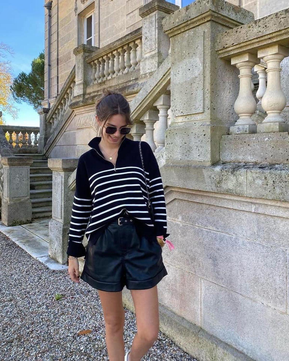 코디 쉬운 가죽 반바지🖤❣️ 이미지3