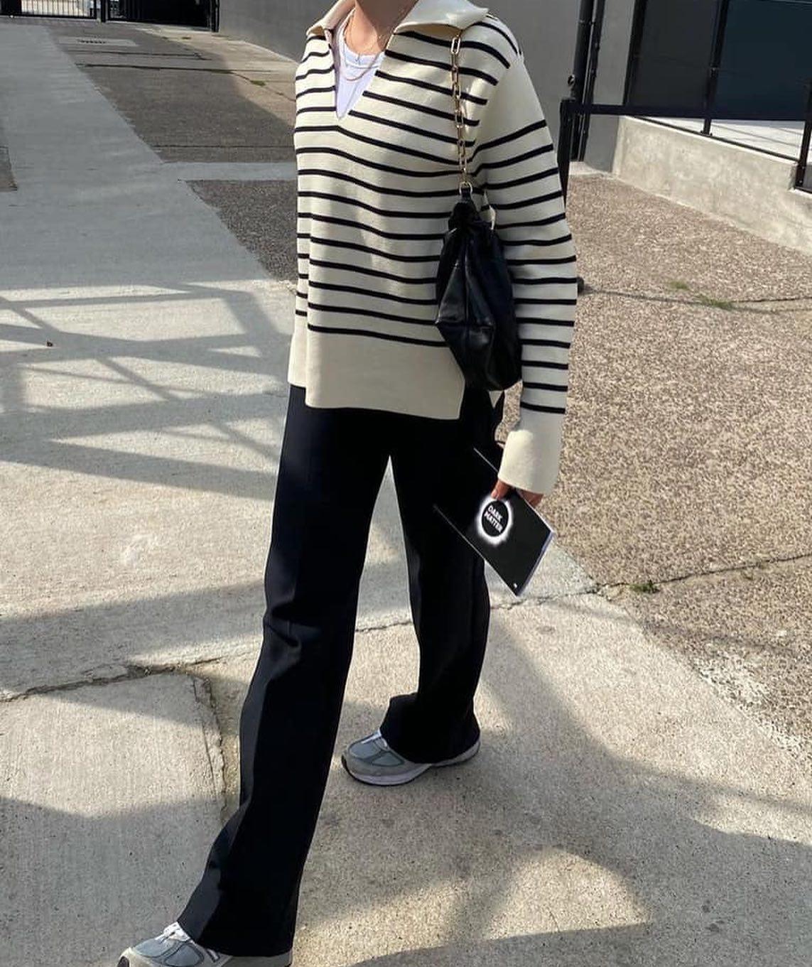 같이 스트라이프 입어요🖤🤍 이미지5