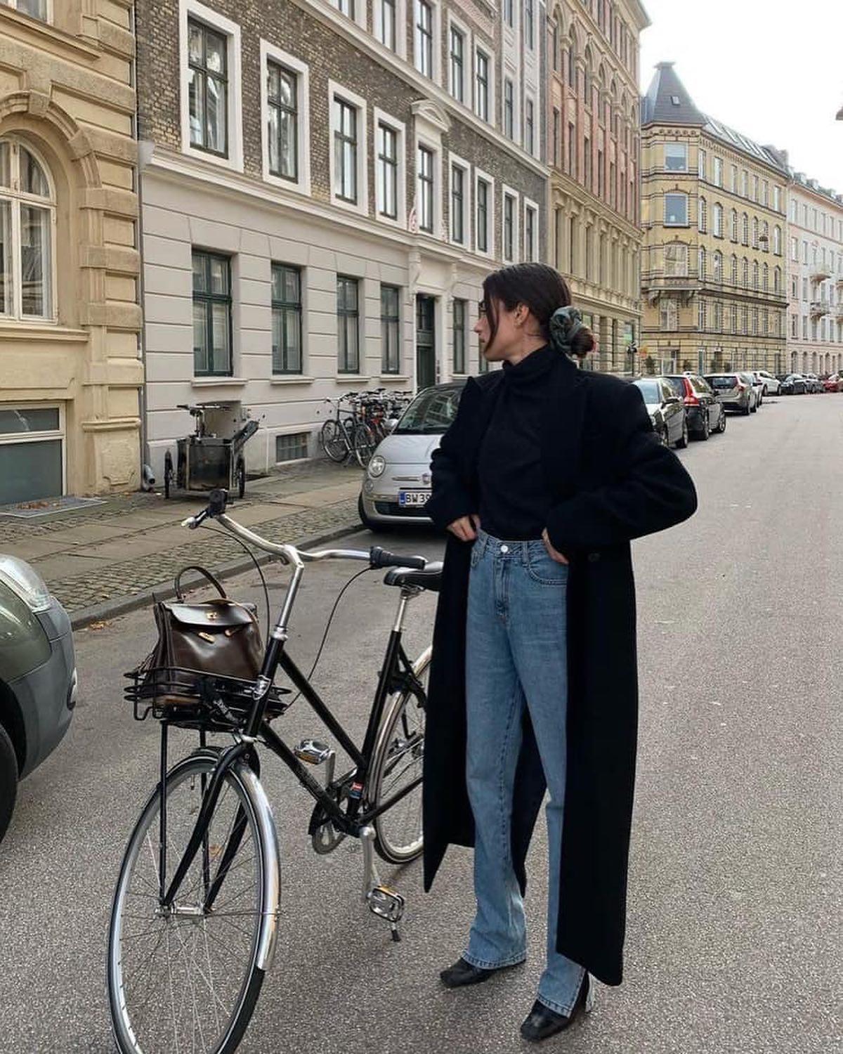 내 키만한 롱코트 입기🧥🖤 이미지2