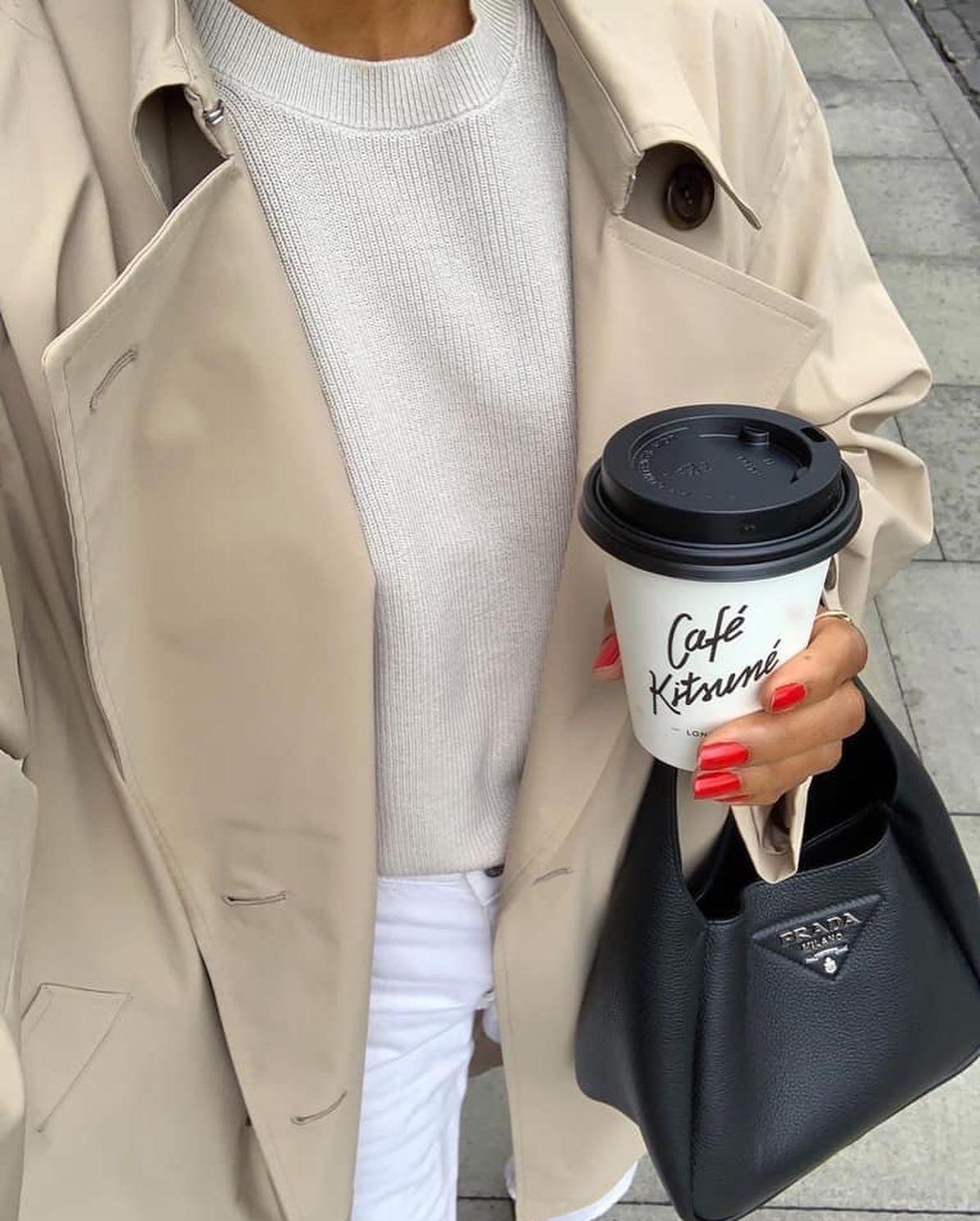 프라다답다😎심플 토트백🖤🤍 이미지5