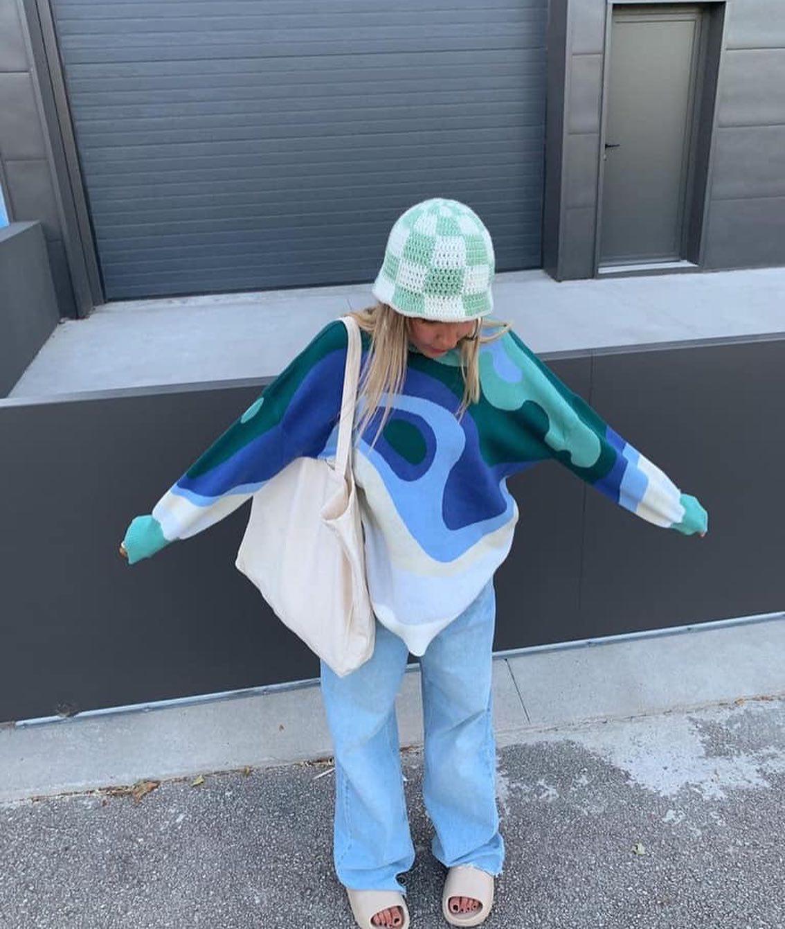 소화하기 어렵다는 모자👀🧶🌈 이미지4