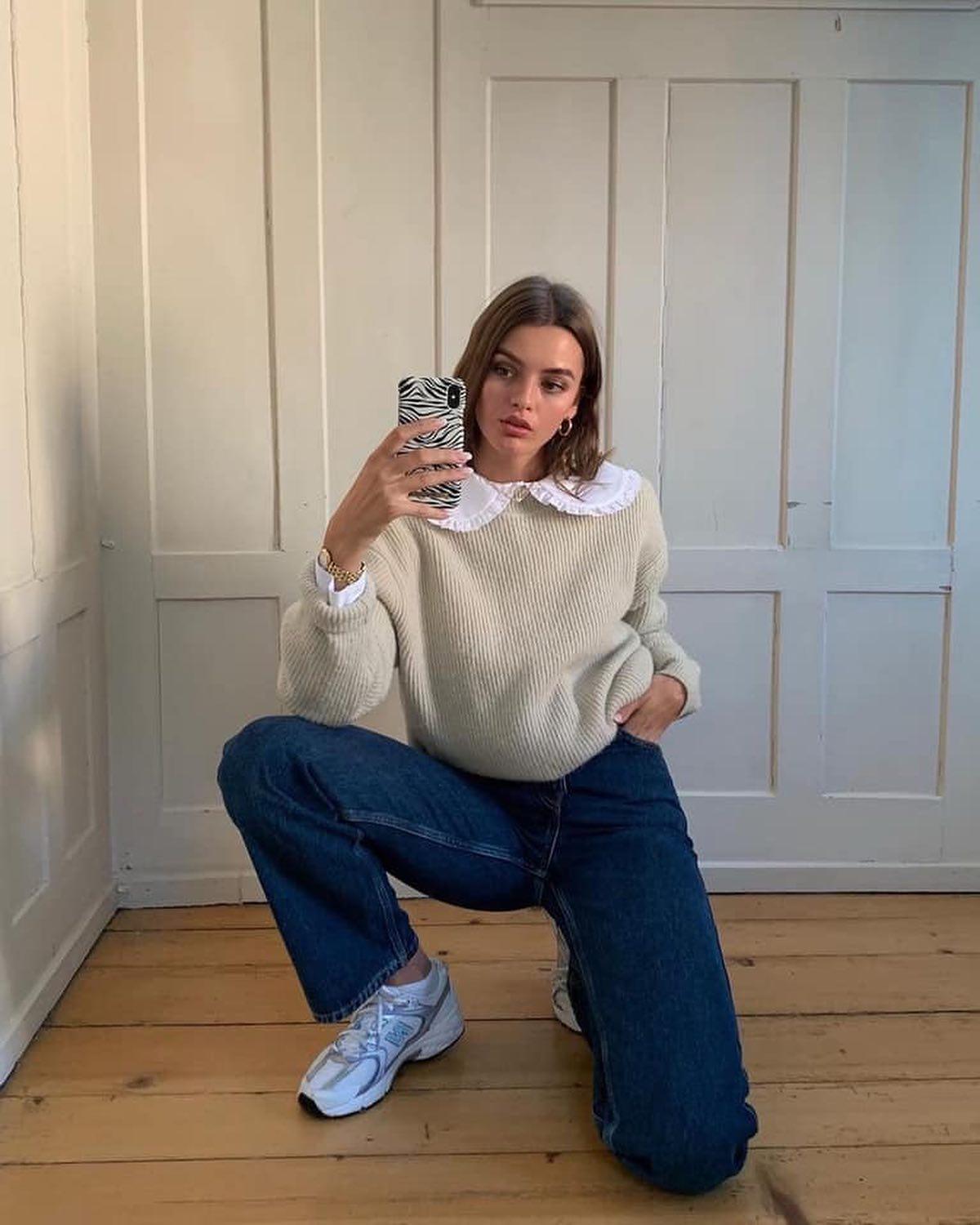 깔끔한 아이보리 니트 어때💛🤍 이미지6