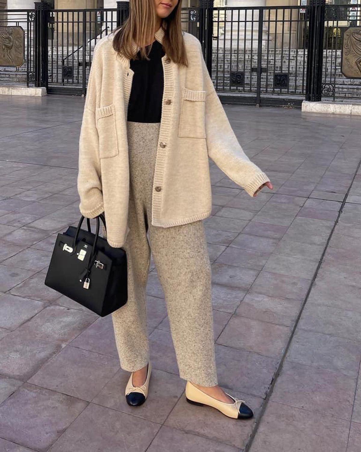 소프트한 니트룩 무드🥛🤍 이미지2